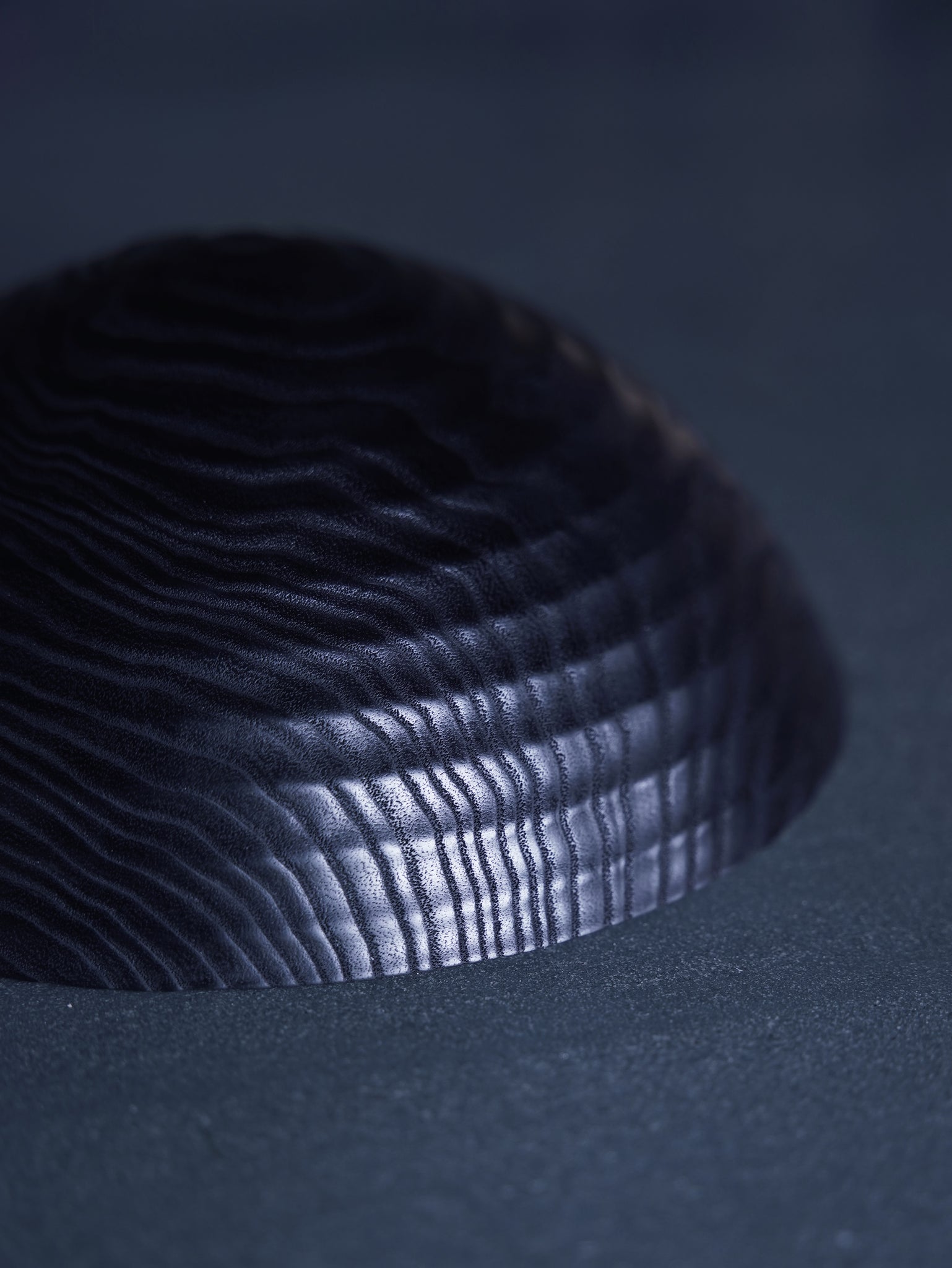 Coved Yakisugi Bowl - in Ash