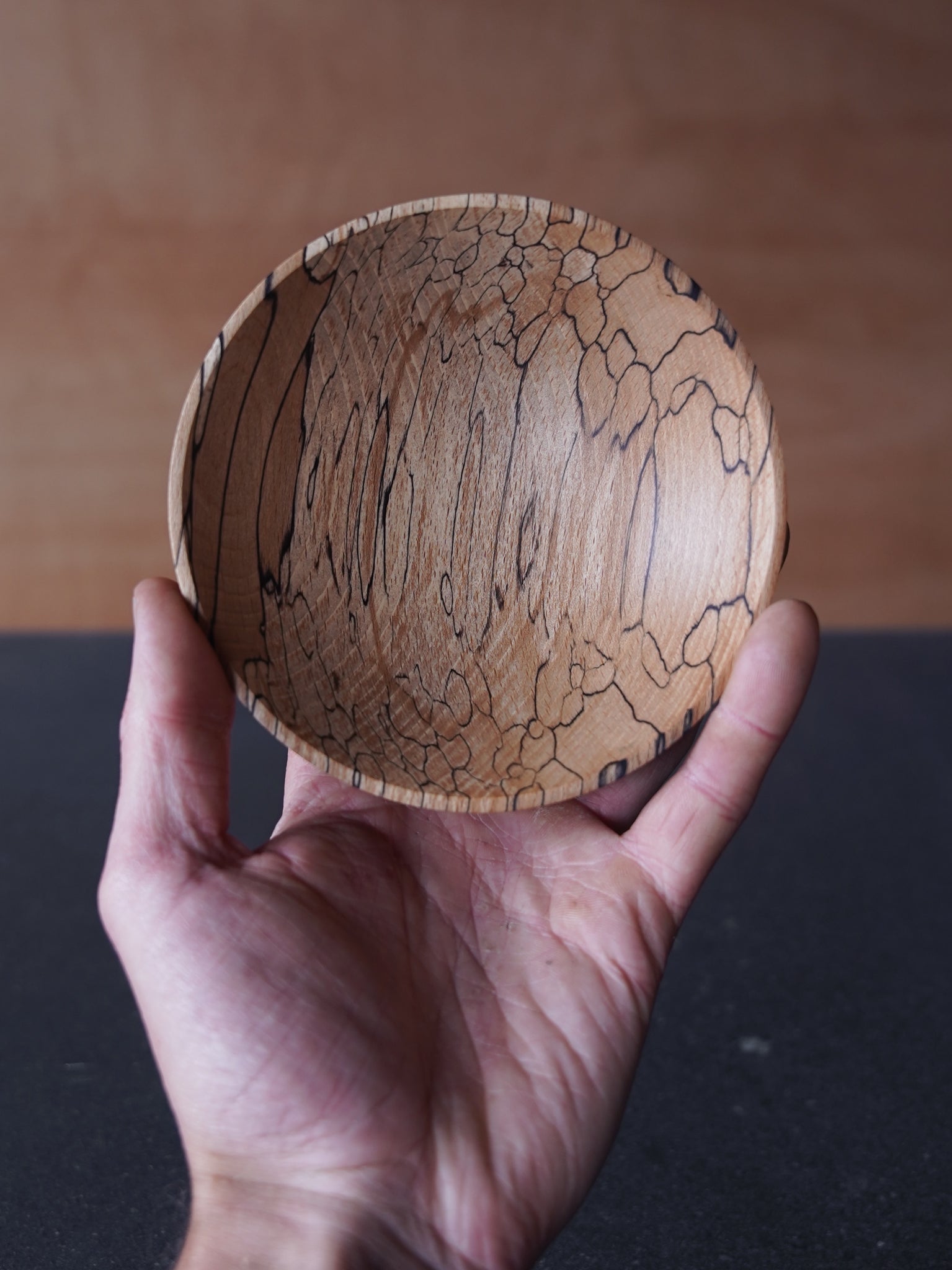 Bowl - in Spalted Beech