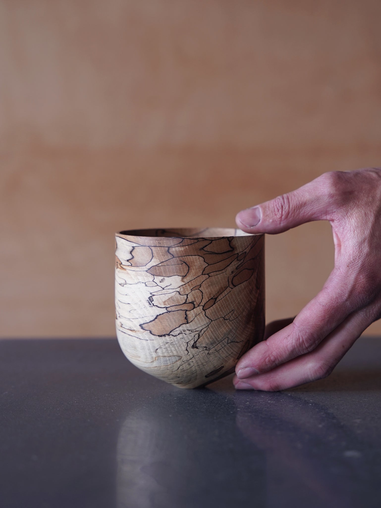 Vessel - in Spalted Beech