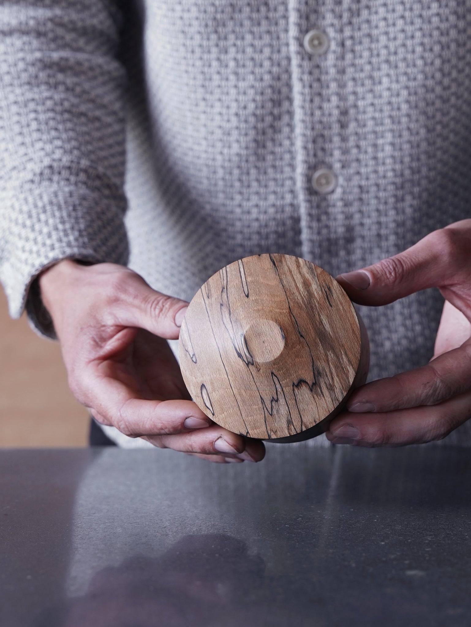 Bowl - in Spalted Beech