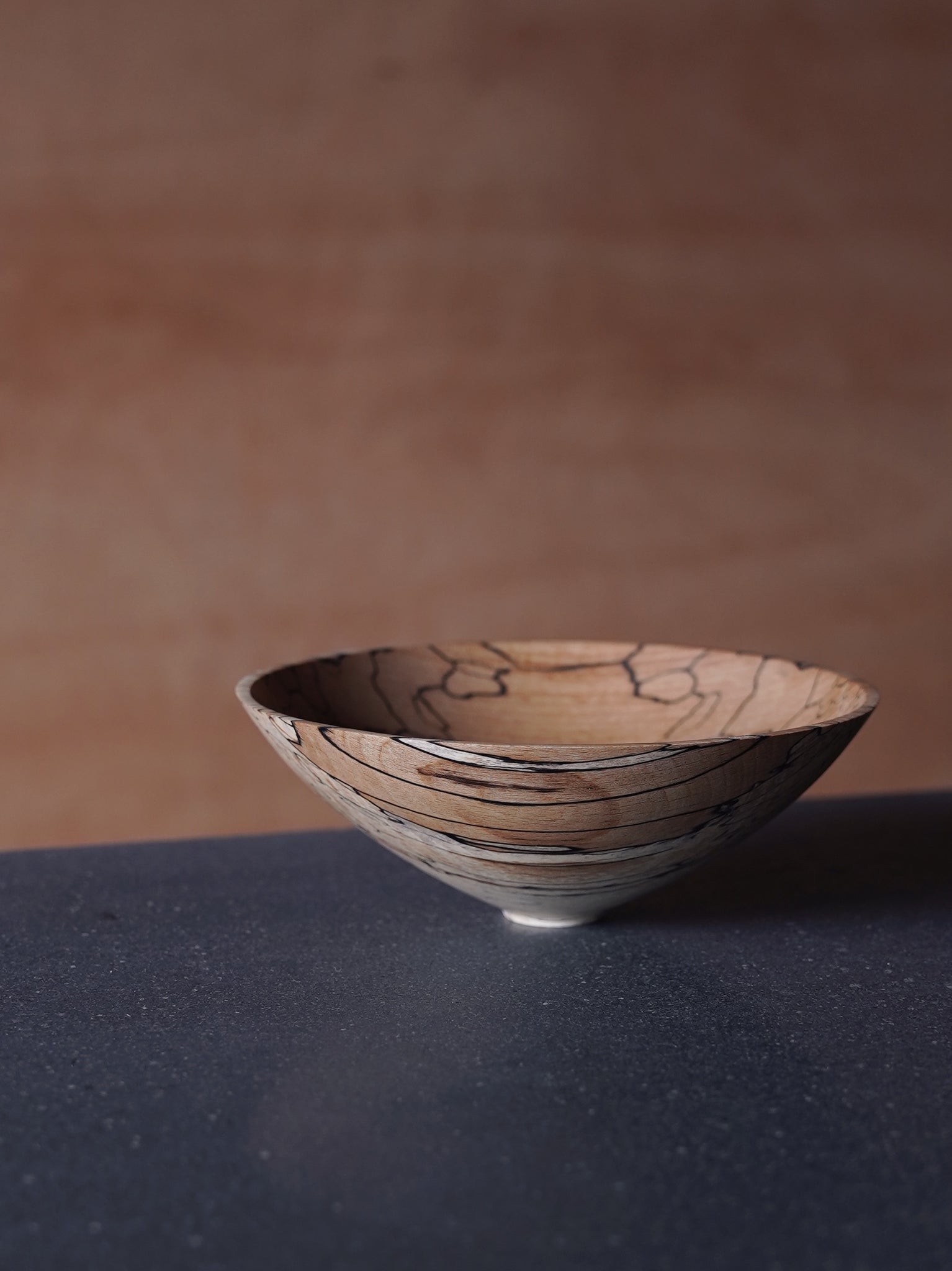 Bowl - in Spalted Beech