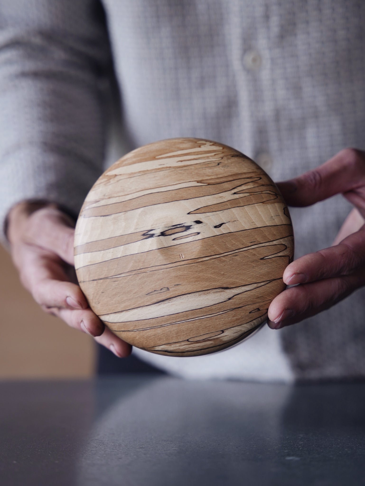 Bowl - in Spalted Beech