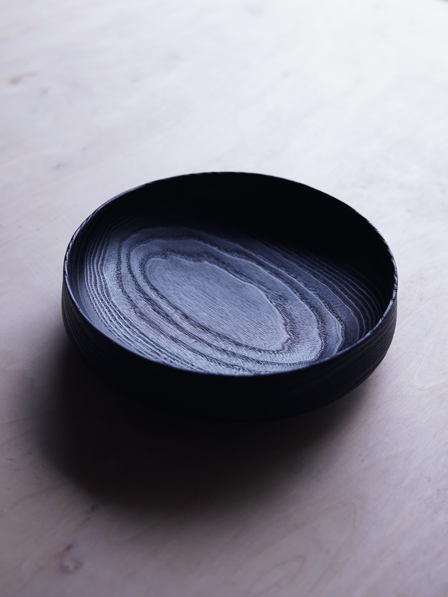 Yakisugi Low Bowl - in Ash