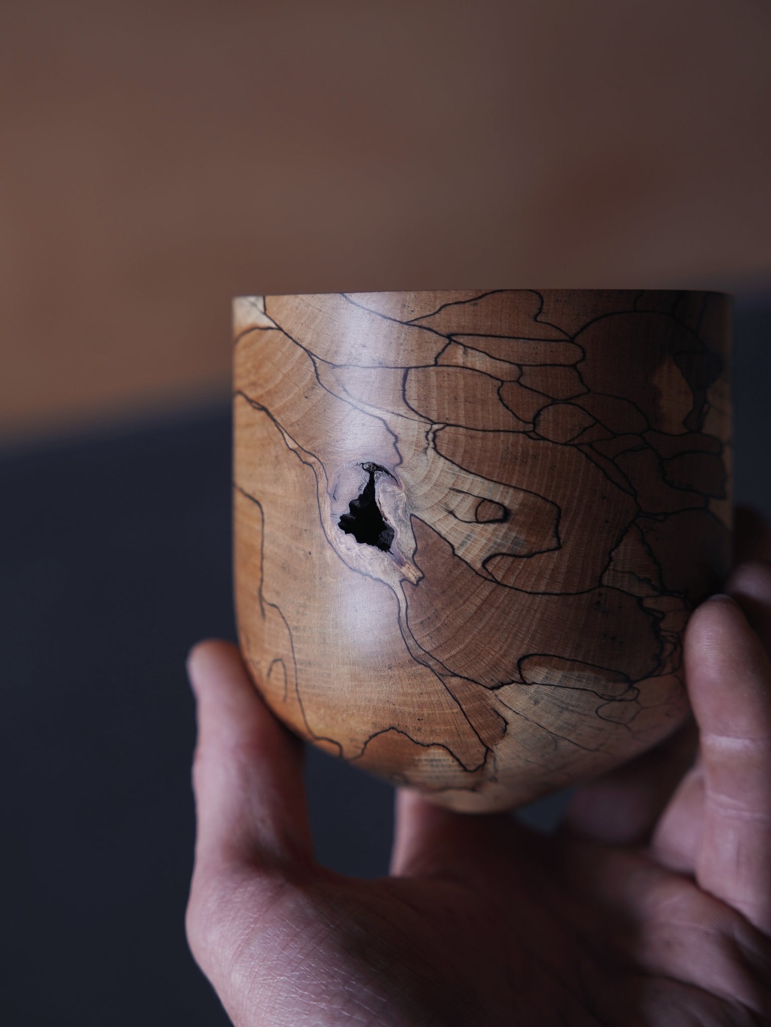 Vessel - in Spalted Beech