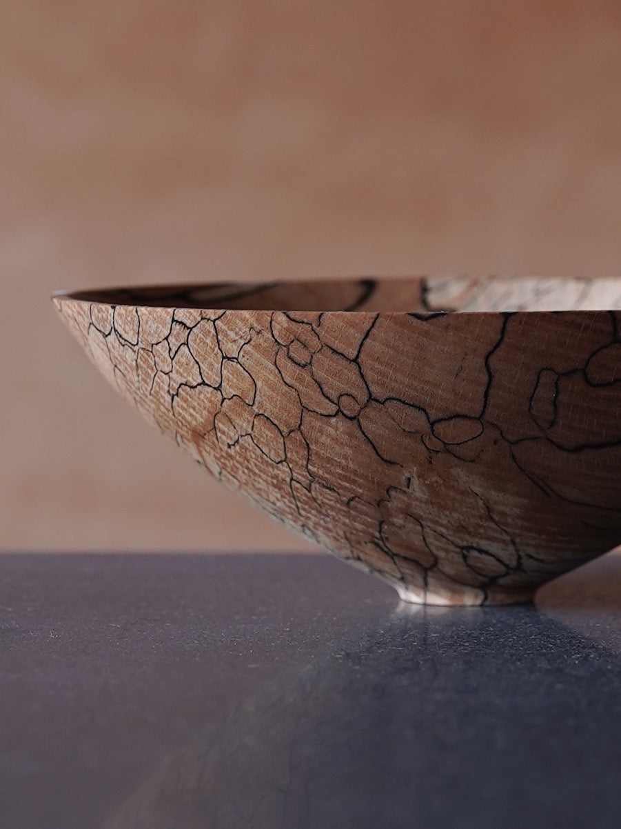 Bowl - in Spalted Beech