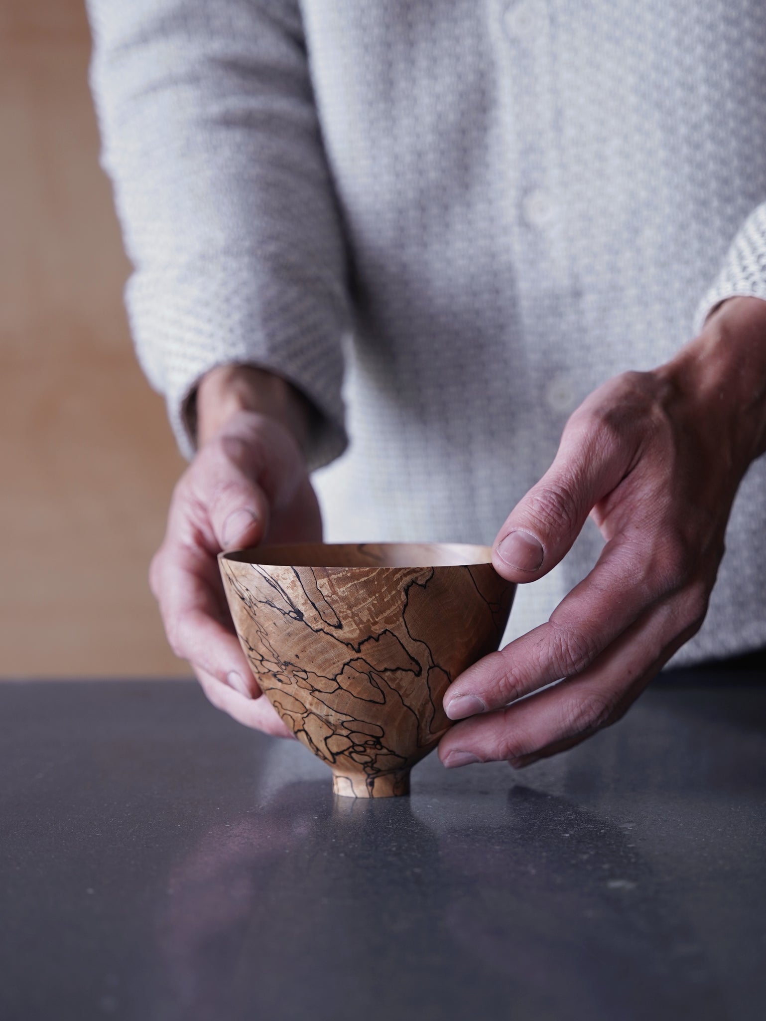 Vessel - in Spalted Beech