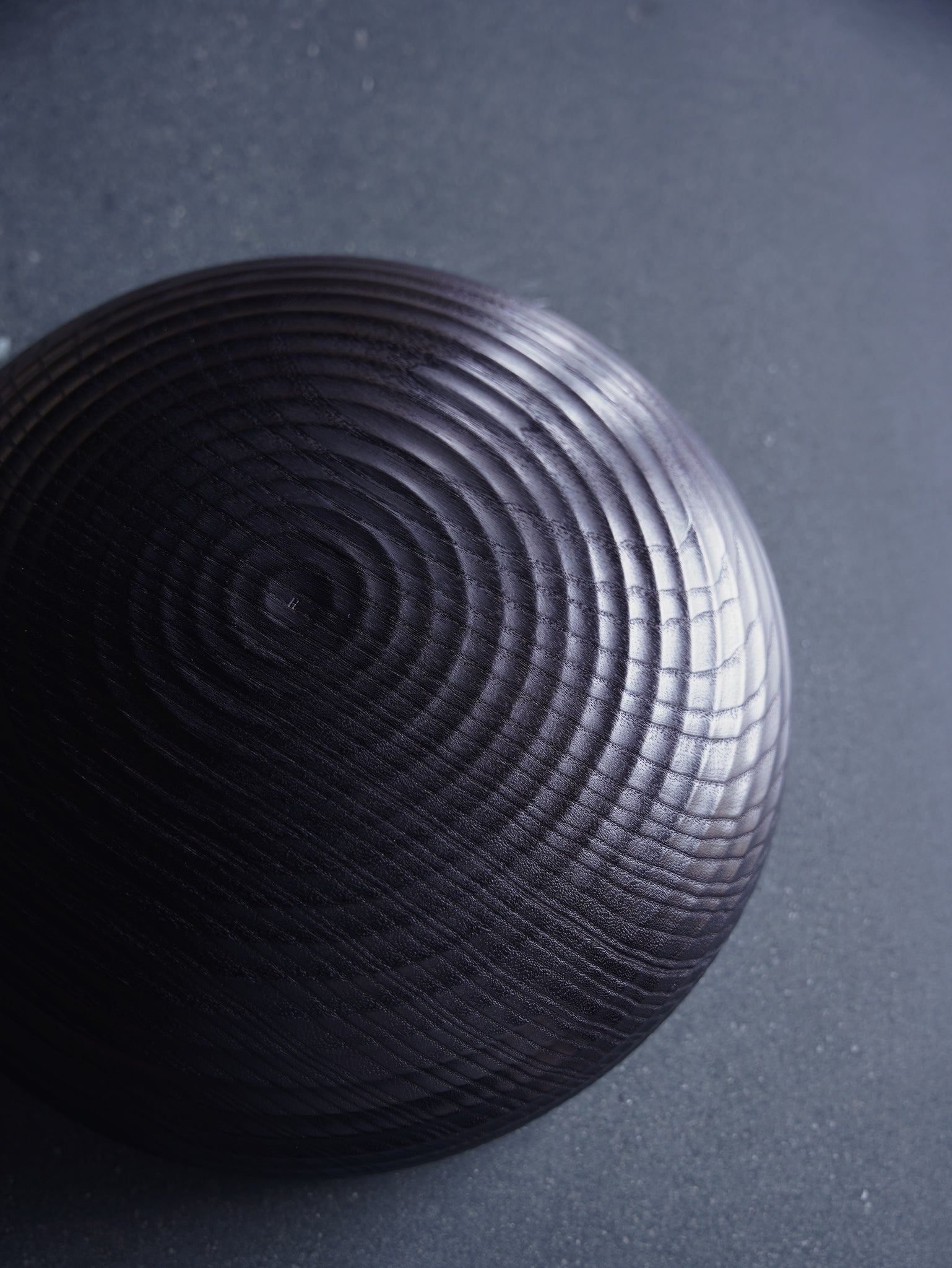 Coved Yakisugi Bowl - in Ash