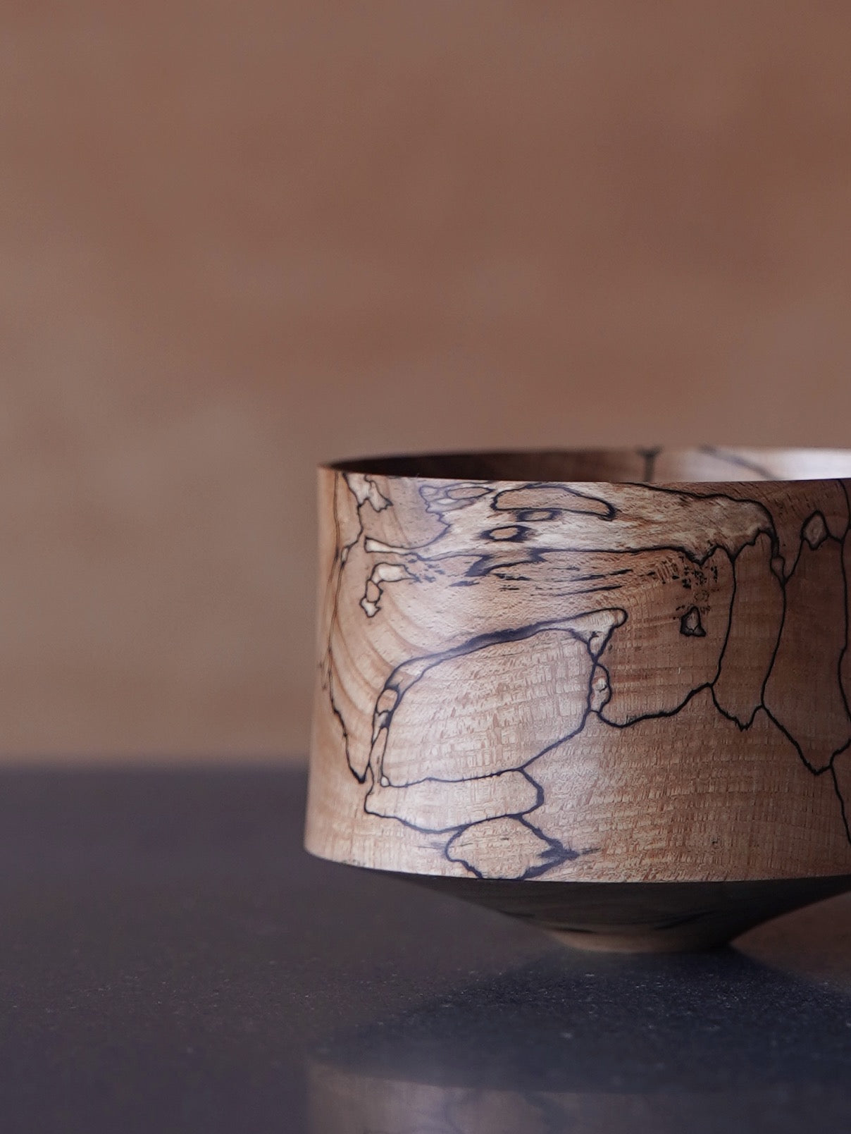 Bowl - in Spalted Beech