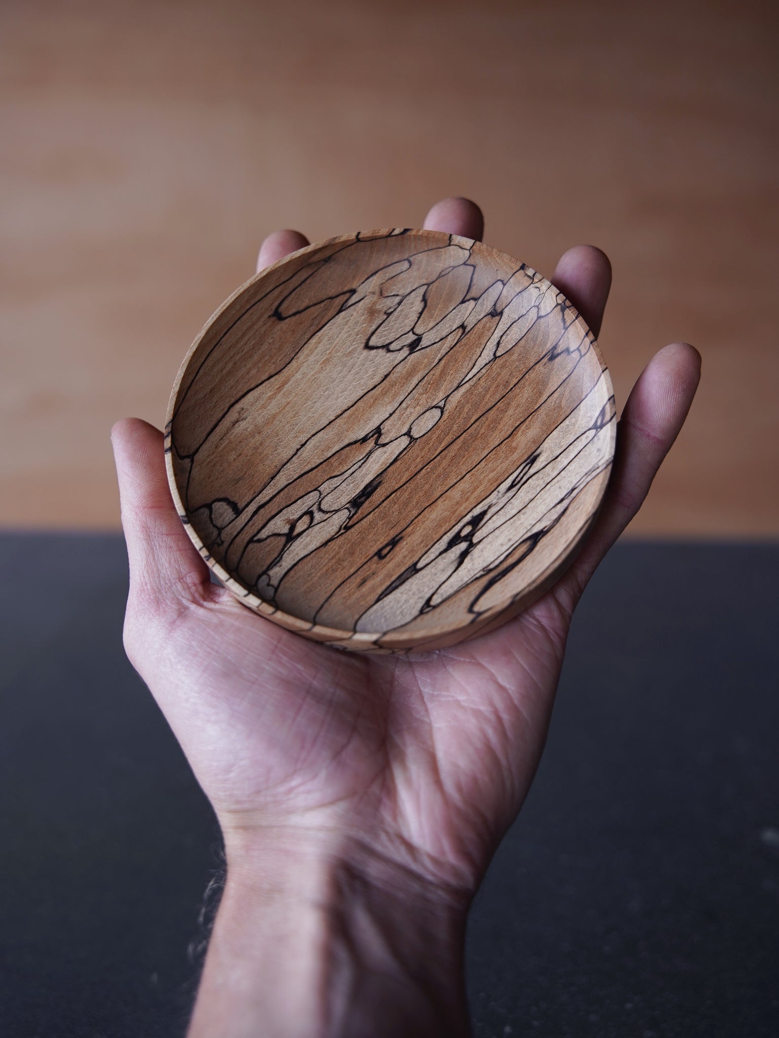 Plate - in Spalted Beech