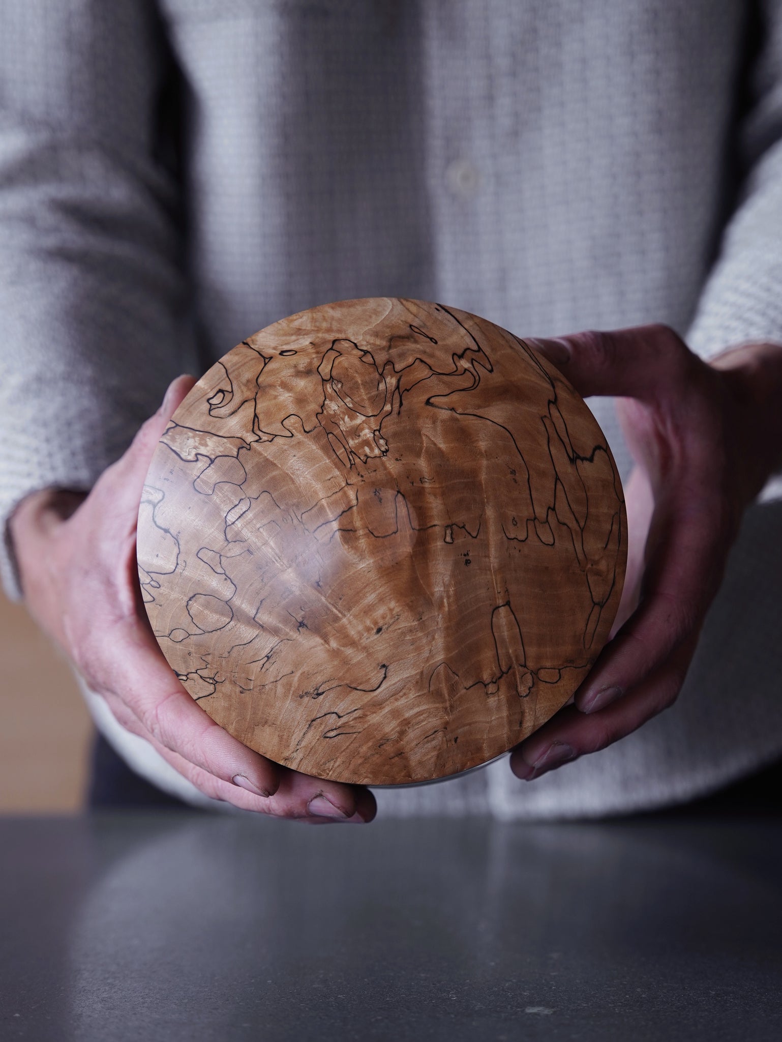 Bowl - in Spalted Beech