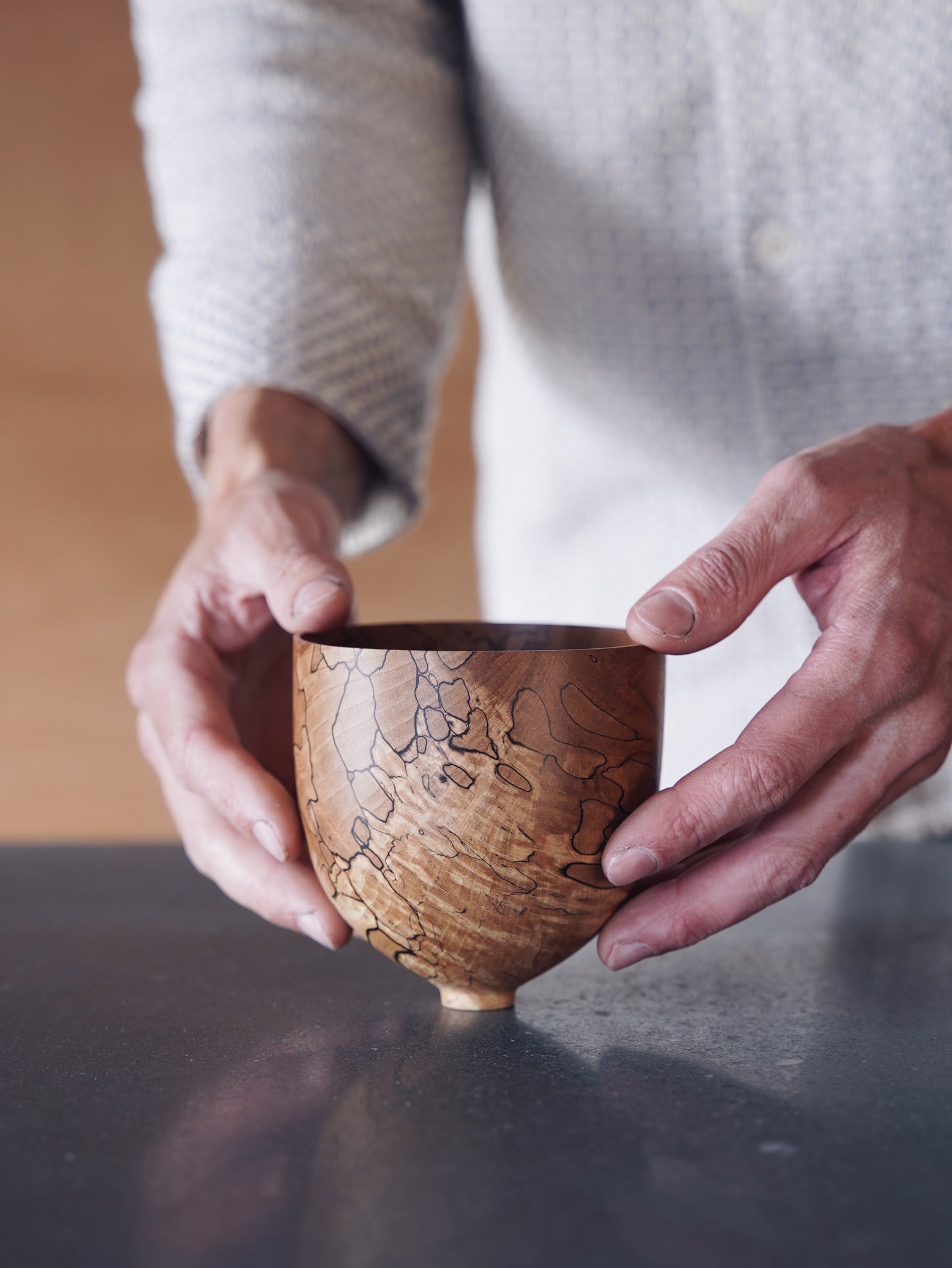 Vessel - in Spalted Beech