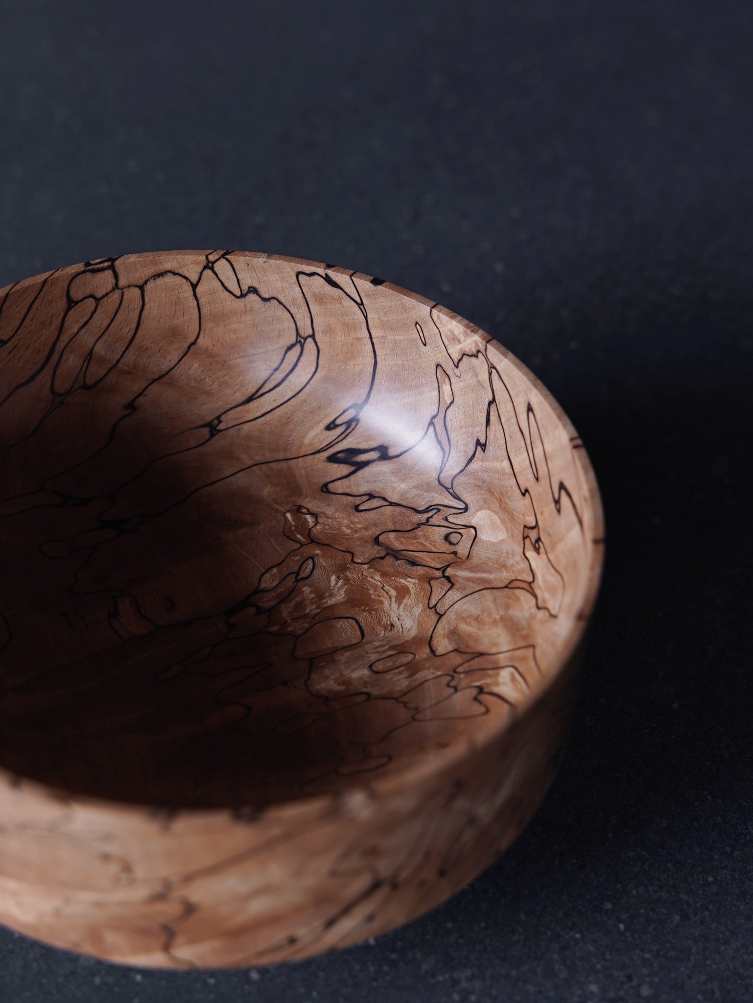 Bowl - in Spalted Beech