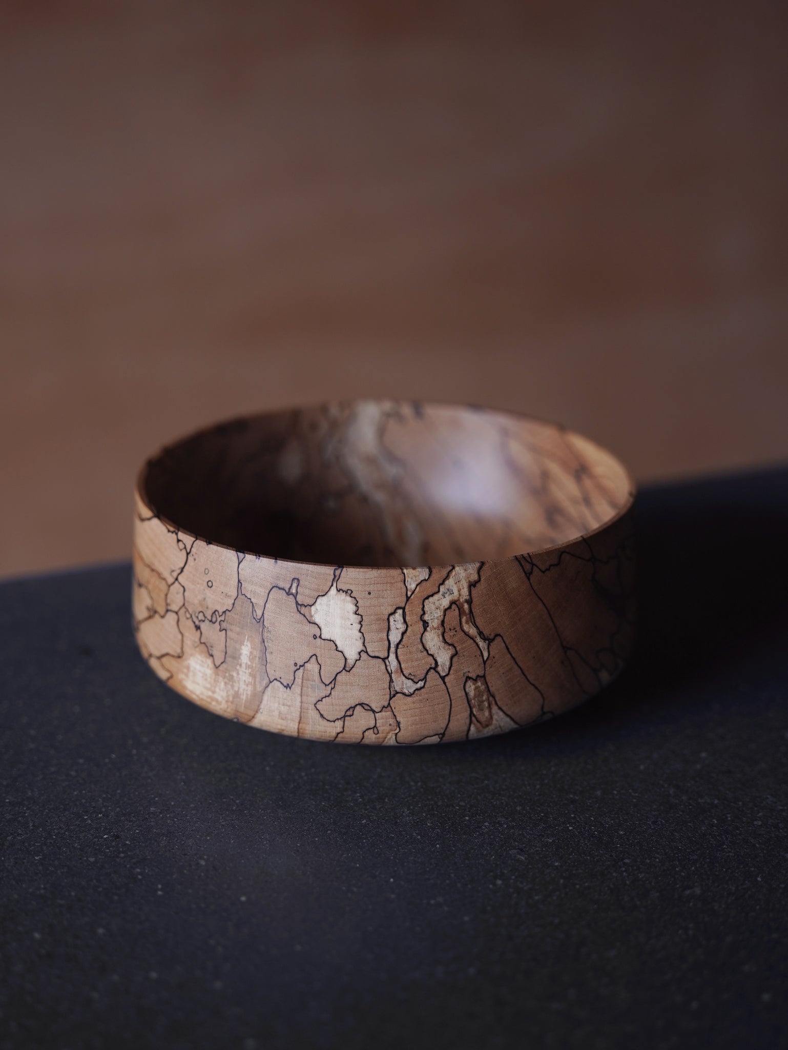 Bowl - in Spalted Beech