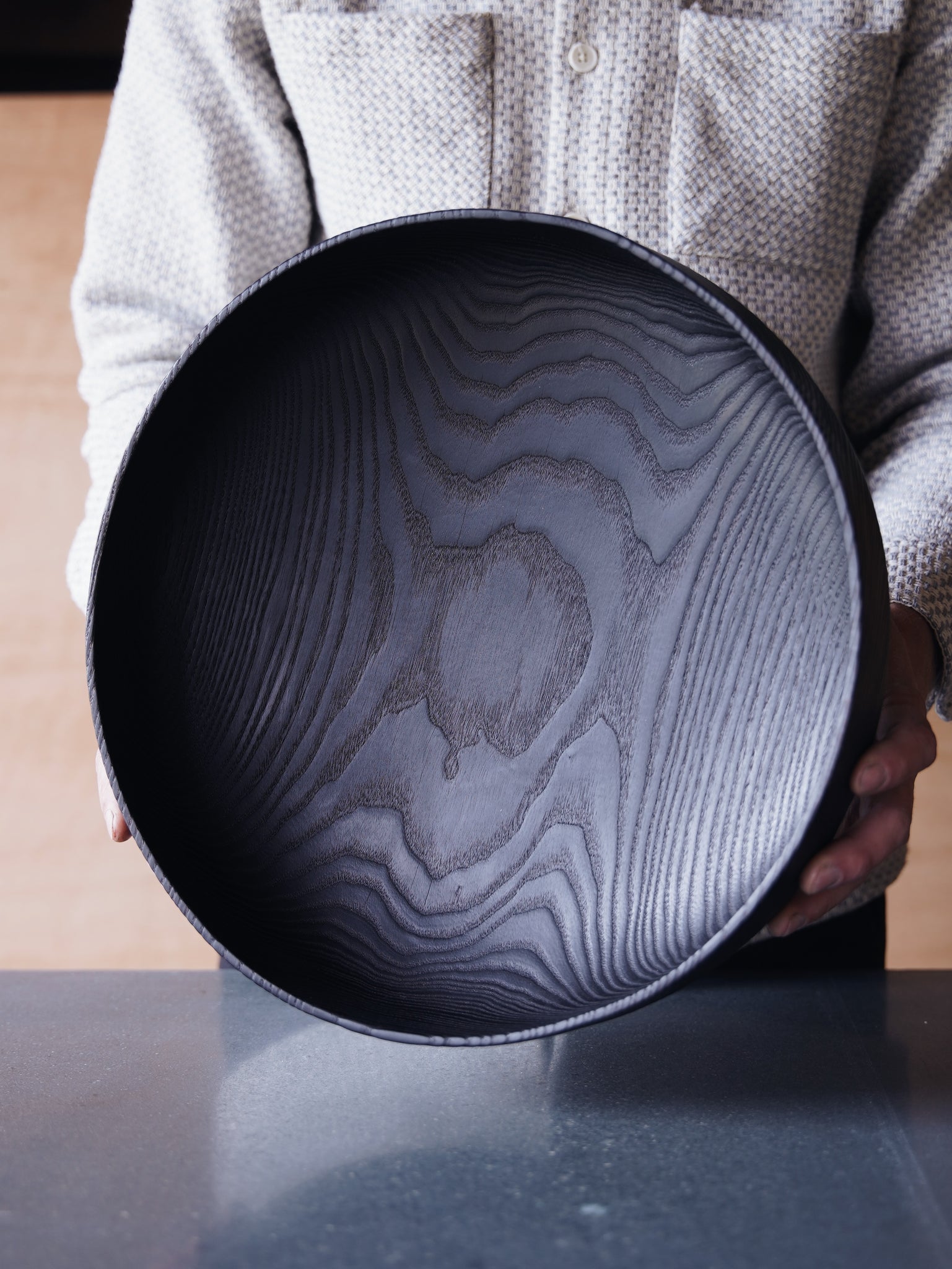 XL Yakisugi Bowl - in Ash