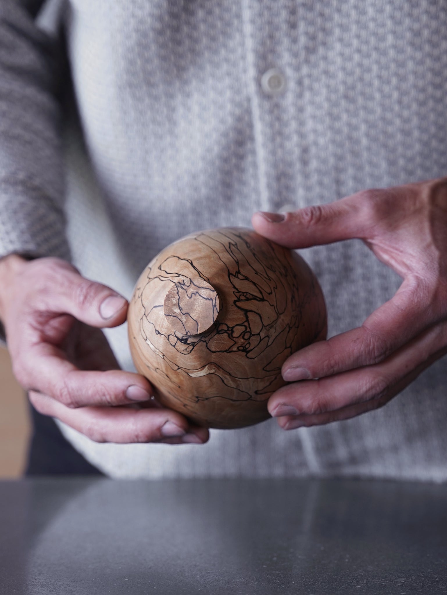 Vessel - in Spalted Beech