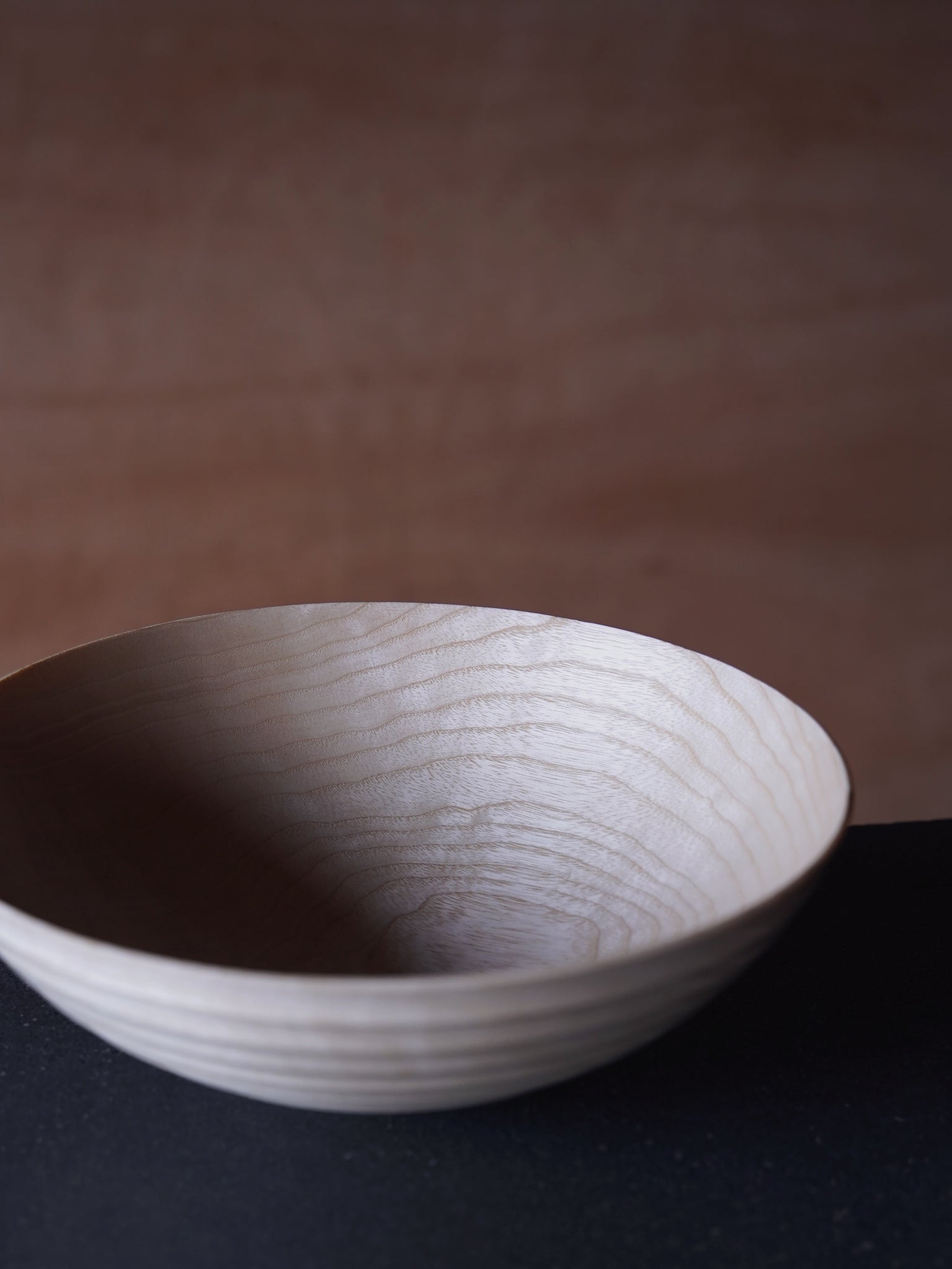 Coved Bowl - in Ash