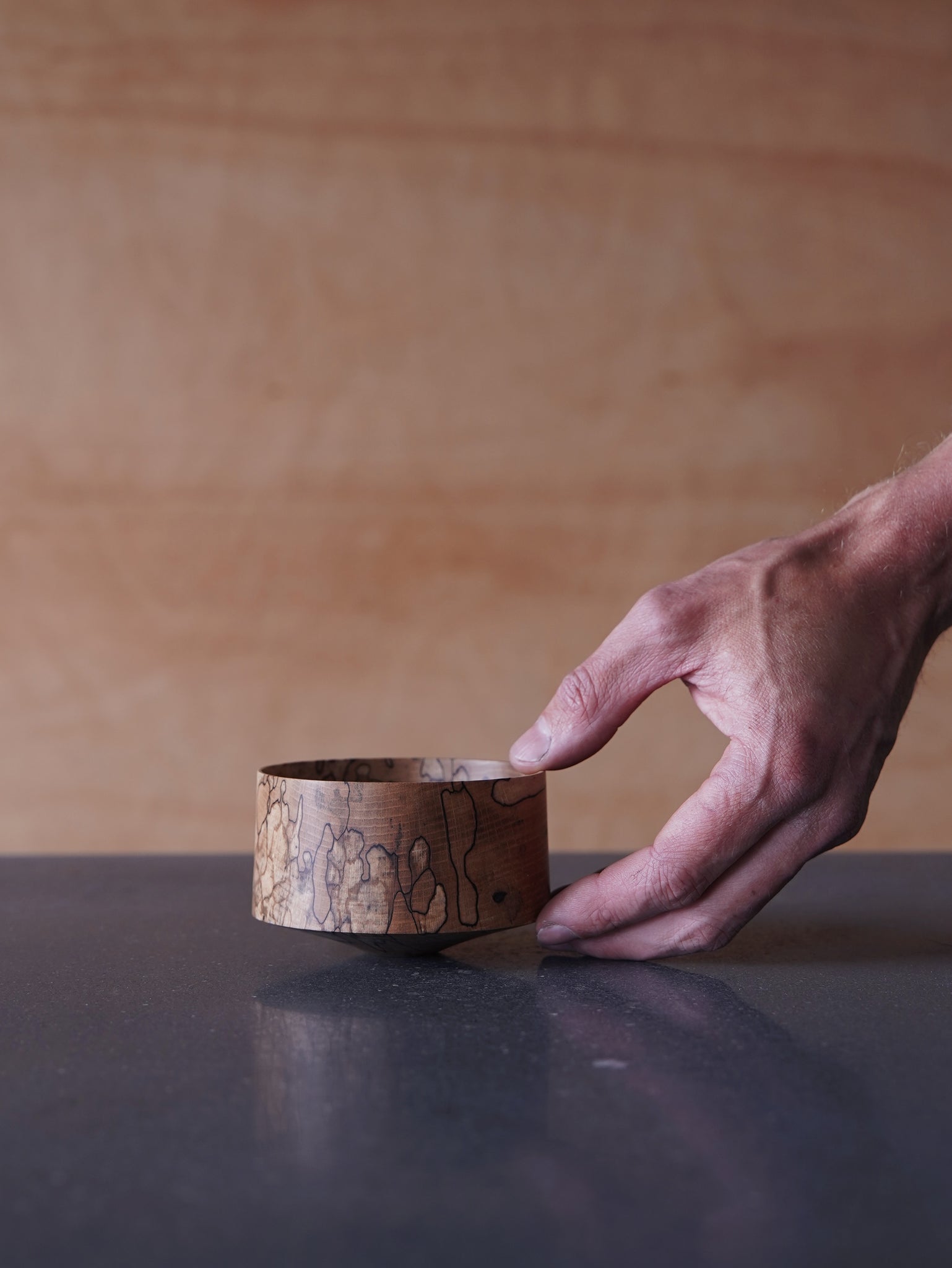 Bowl - in Spalted Beech