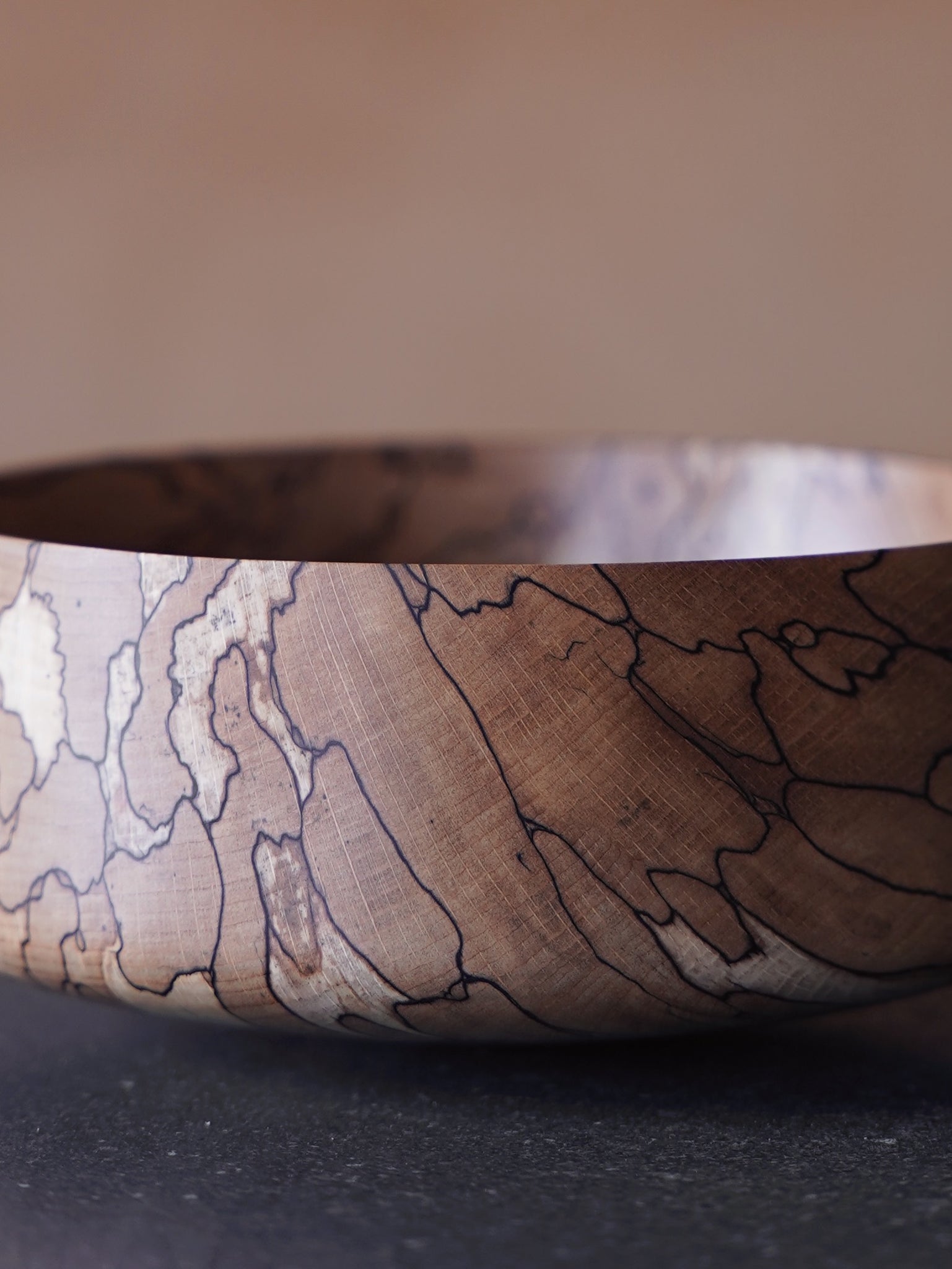 Bowl - in Spalted Beech