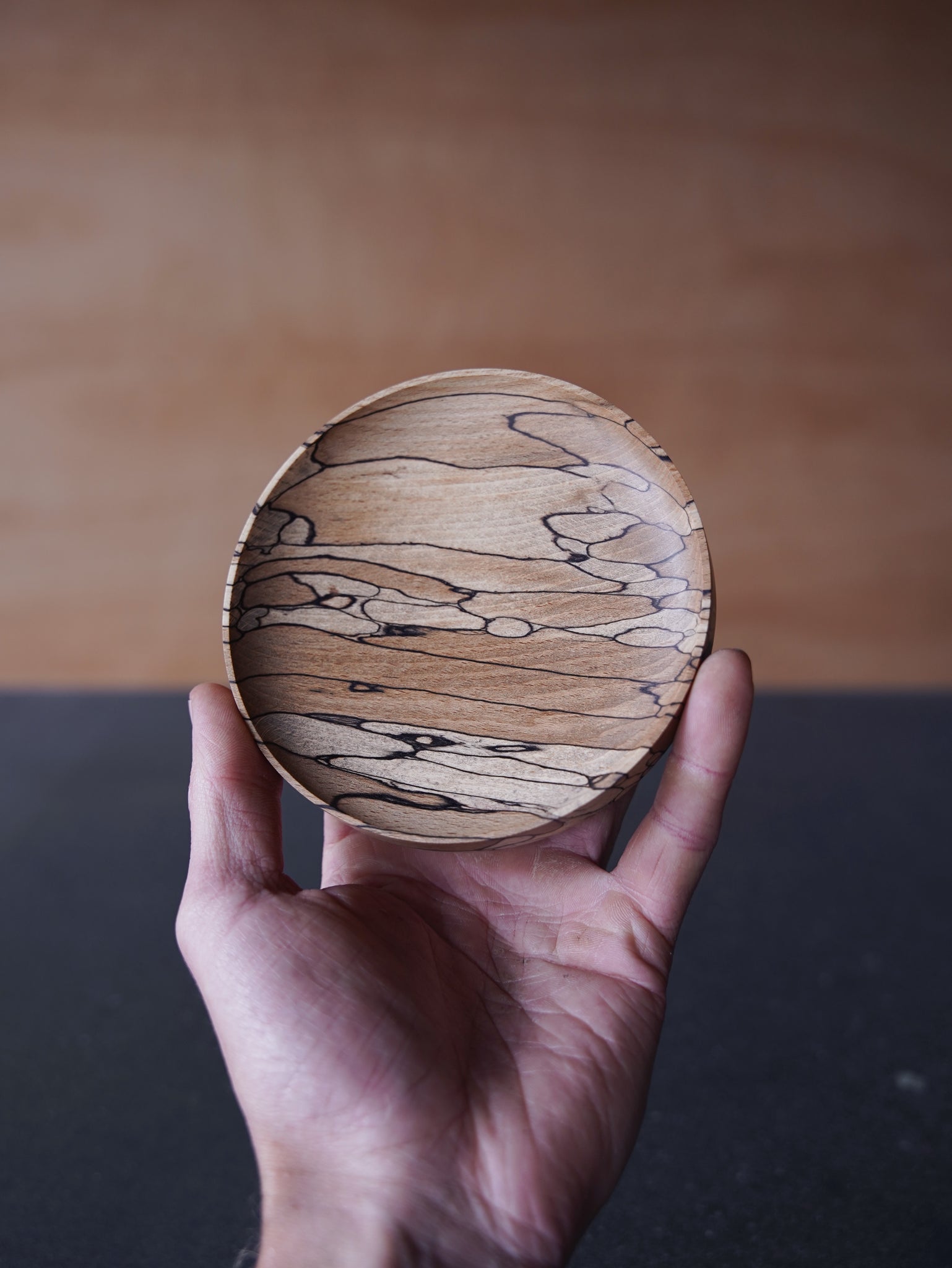 Plate - in Spalted Beech
