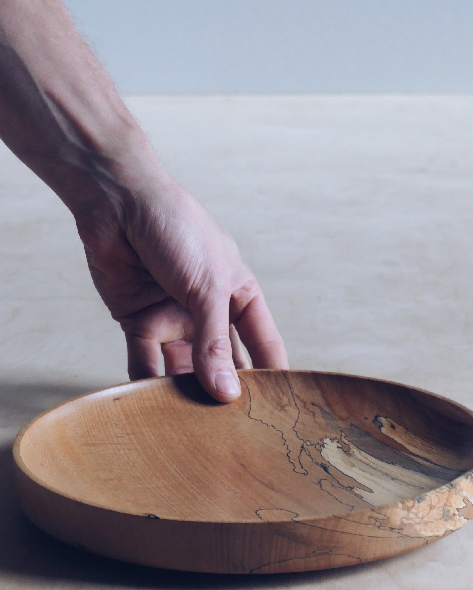 Plate - in Spalted Beech