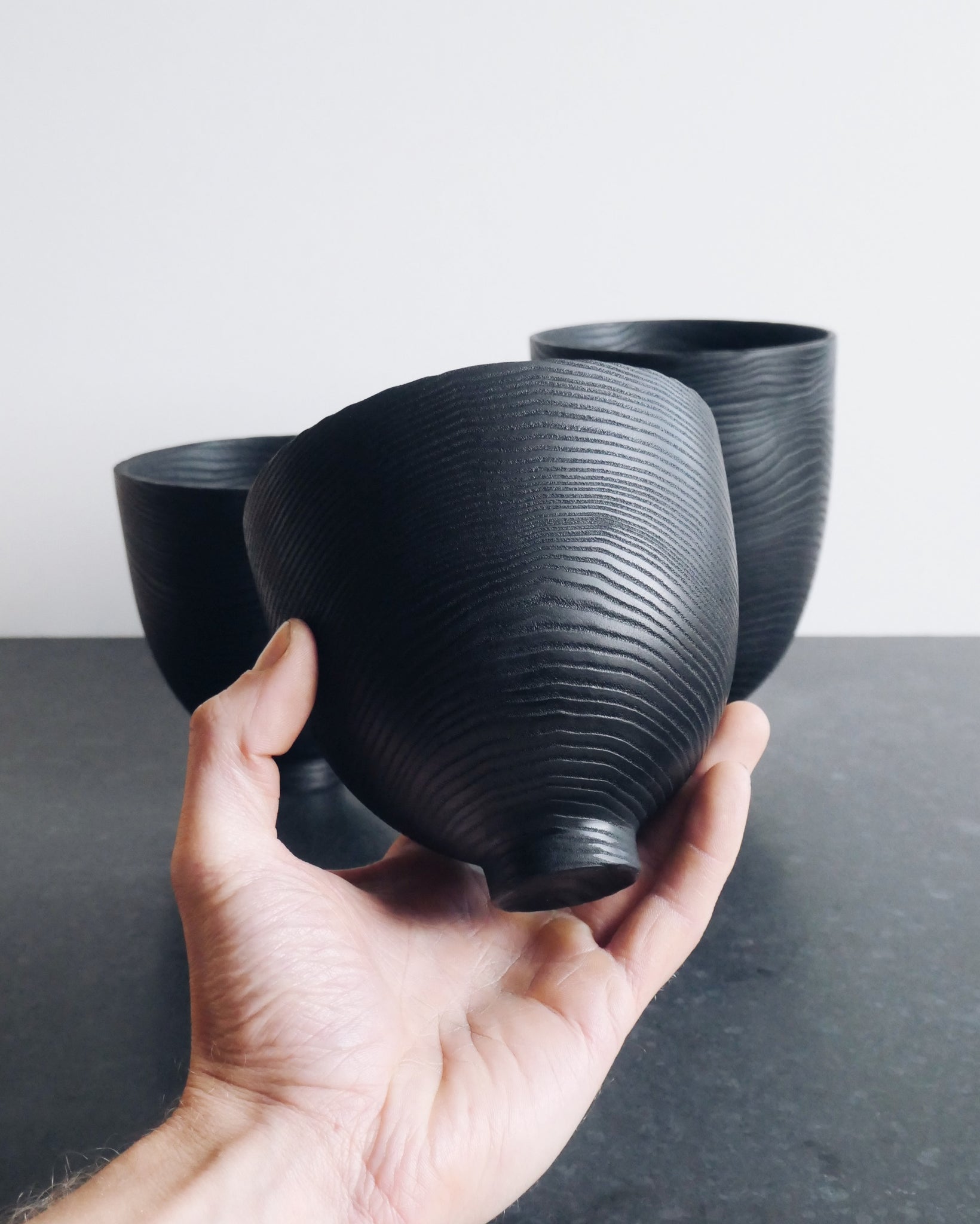 Yakisugi Vessel - in Ash