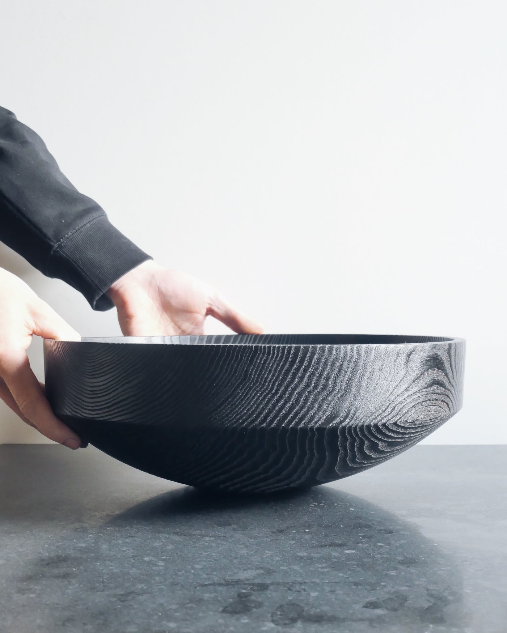 XL Yakisugi Bowl - in Ash
