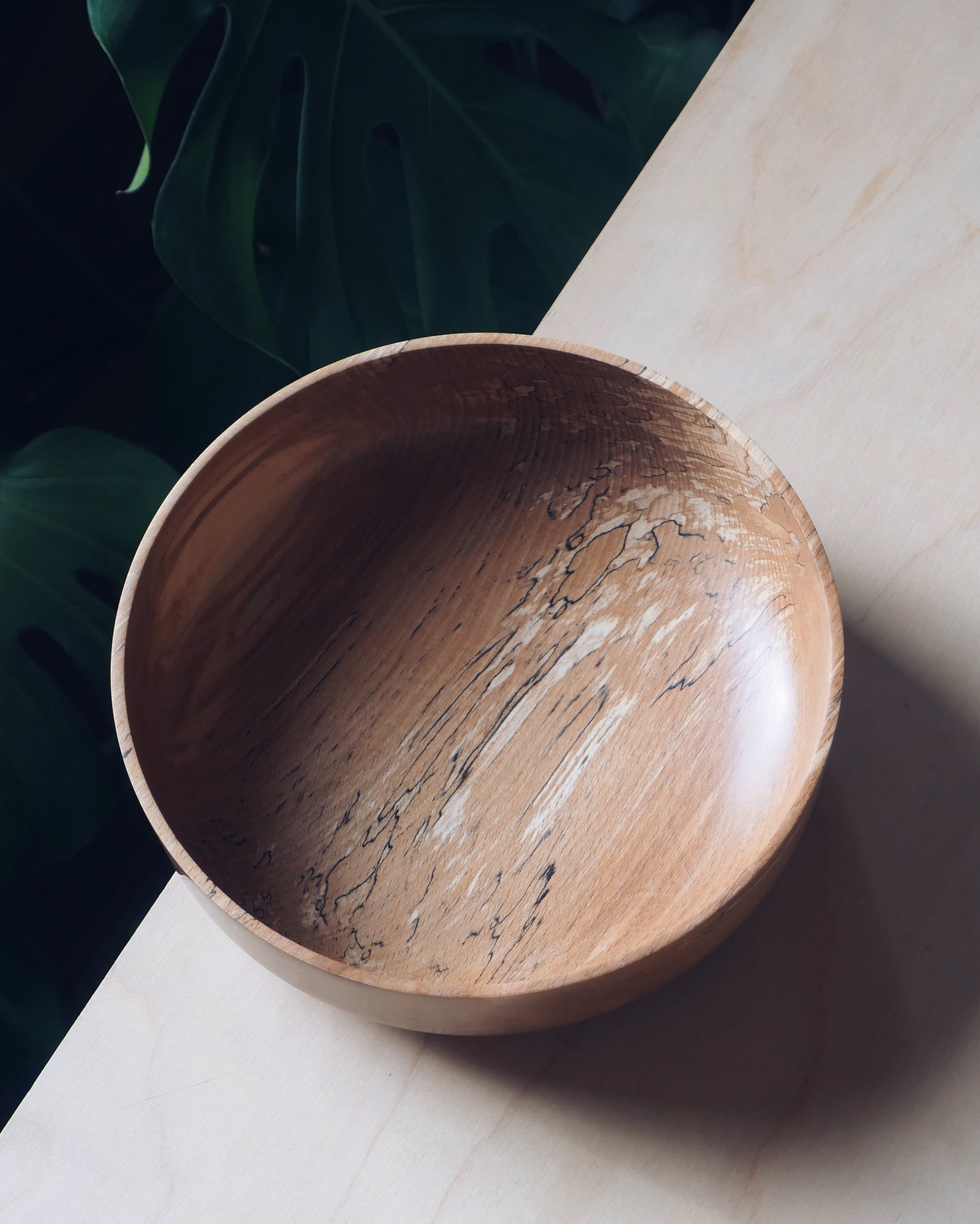 Bowl - in Spalted Beech