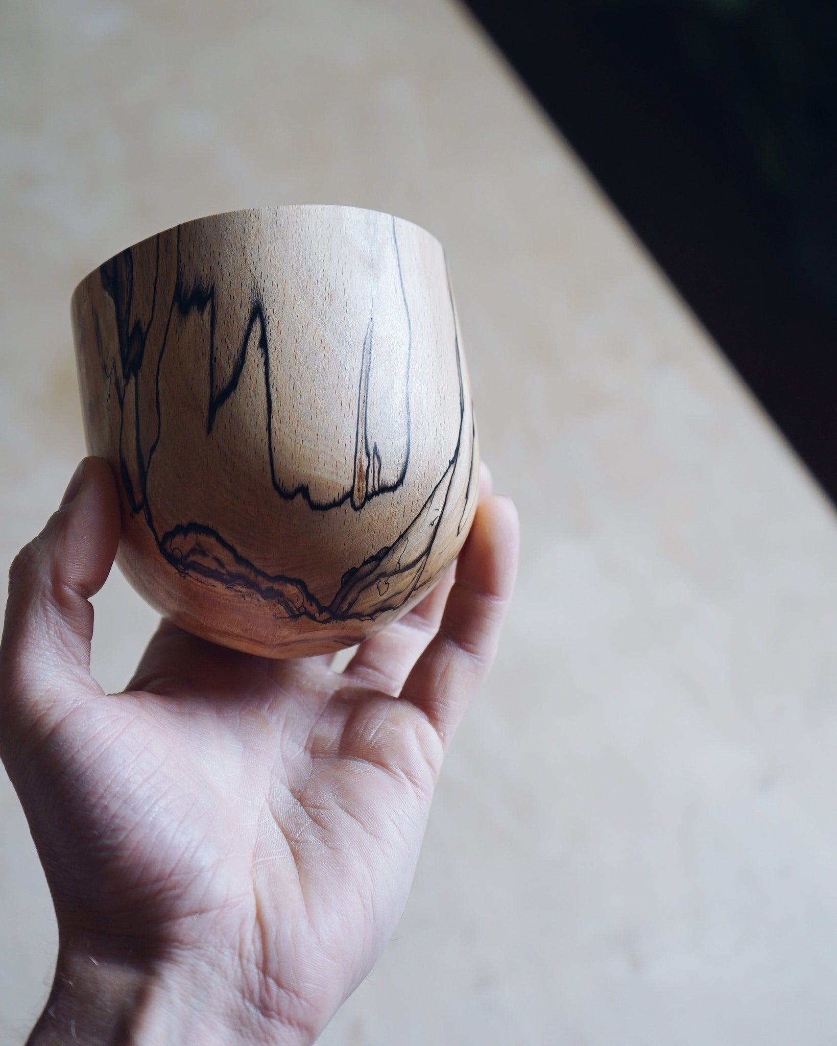 Vessel - in Spalted Beech
