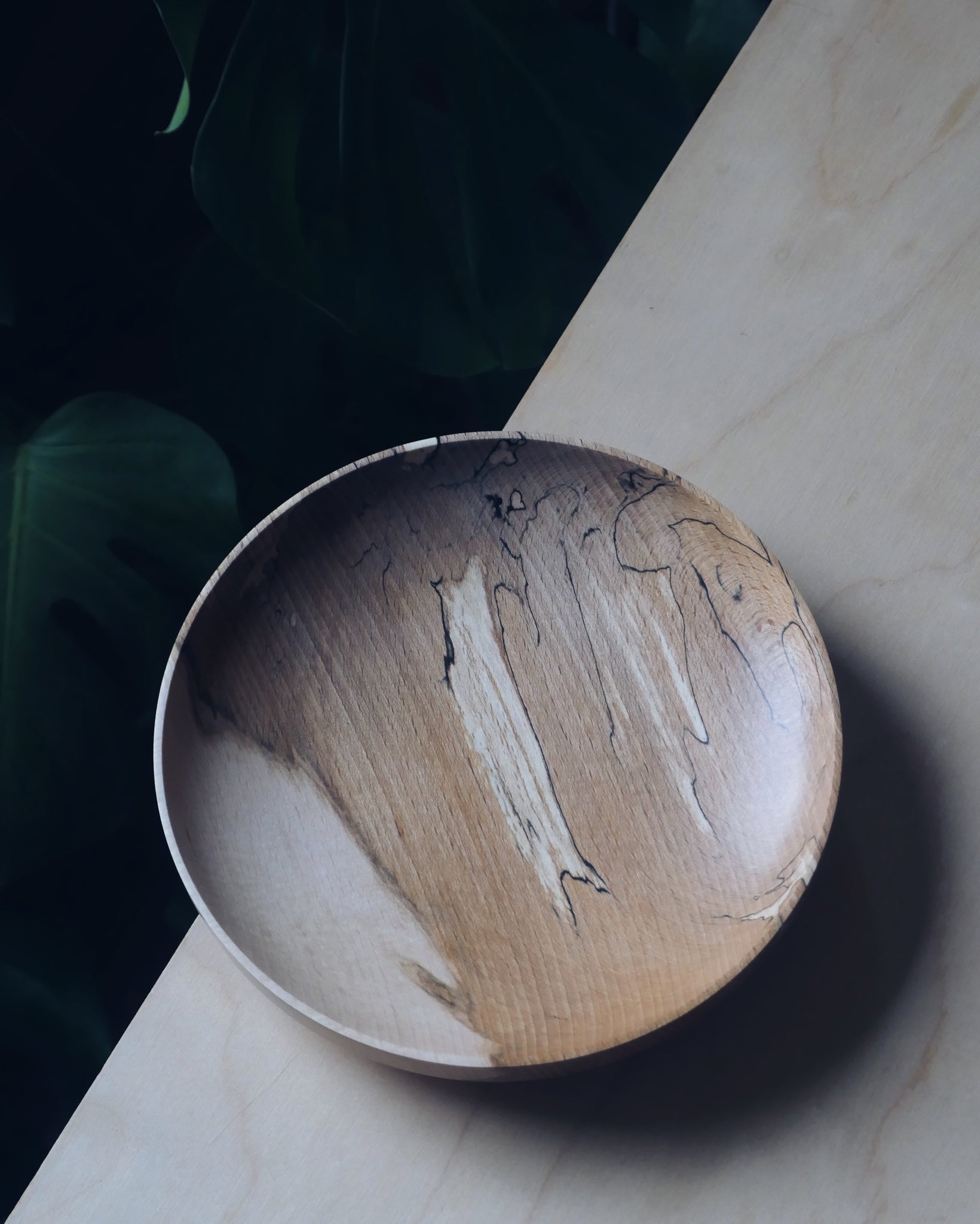 Plate - in Spalted Beech