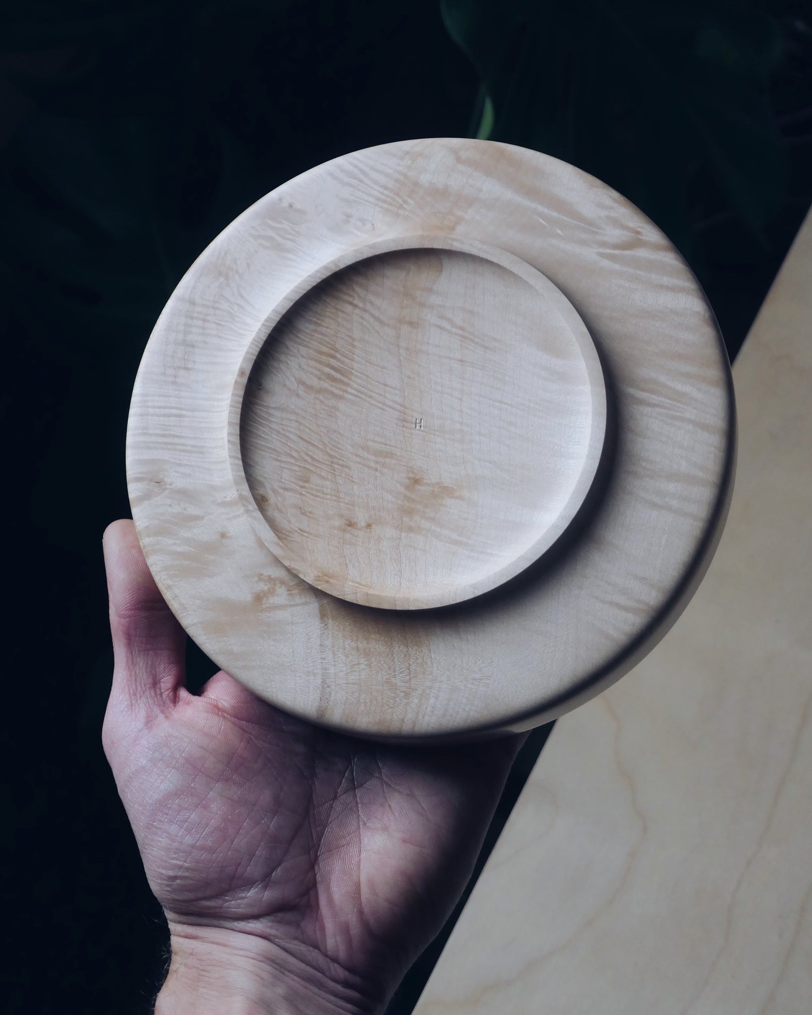 Plate - in Field Maple