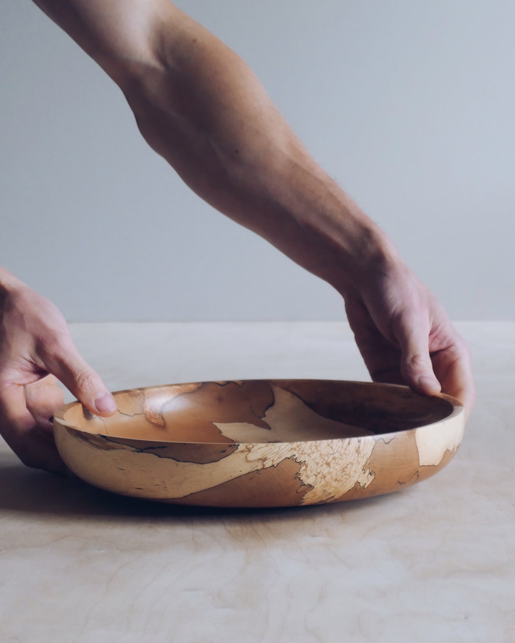 Bowl - in Spalted Beech