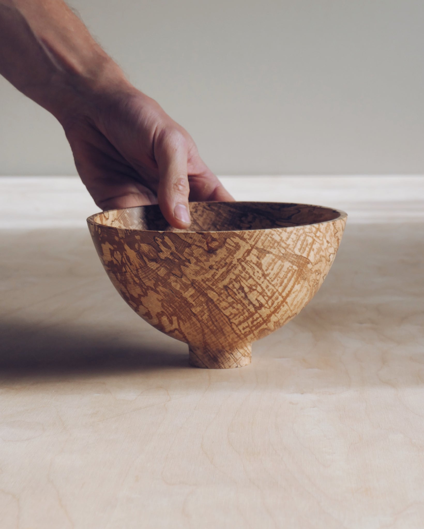 Vessel - in Spalted Beech