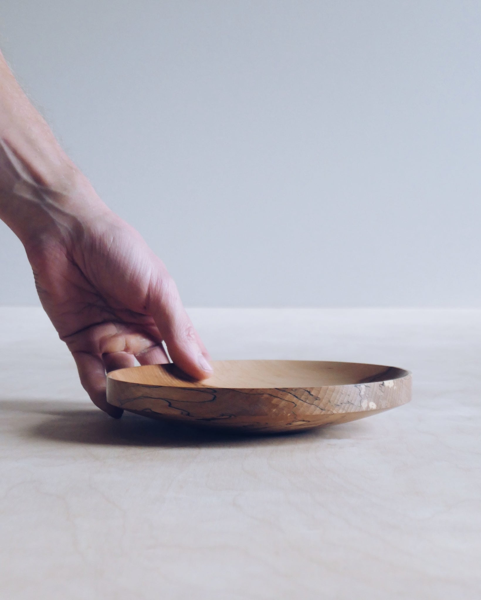Plate - in Spalted Beech