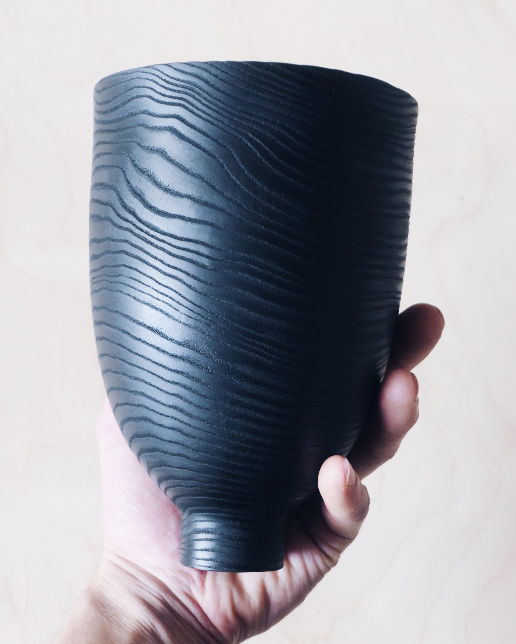 Yakisugi Vessel - in Ash