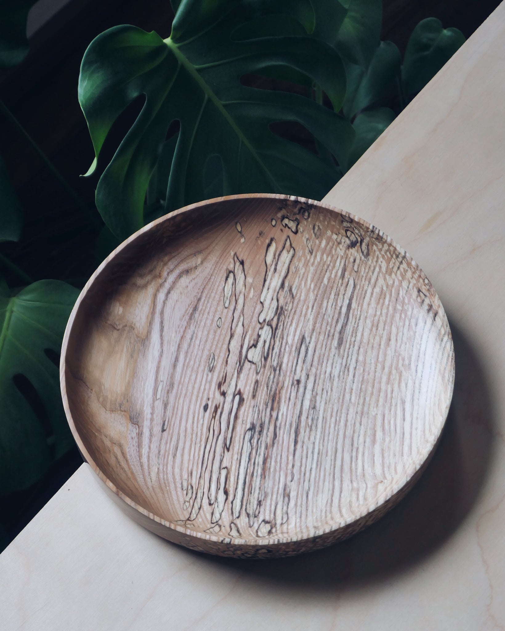 Plate - in Spalted Ash