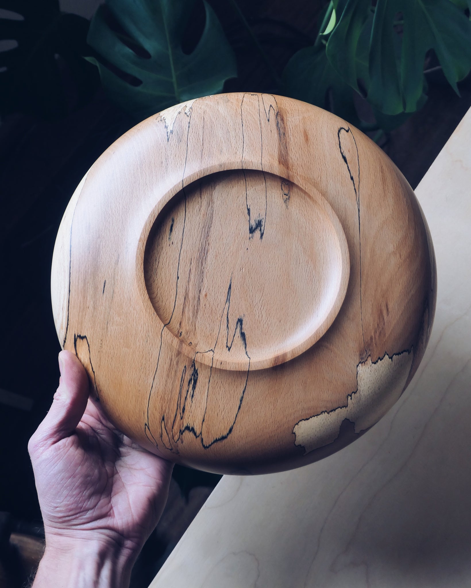Bowl - in Spalted Beech