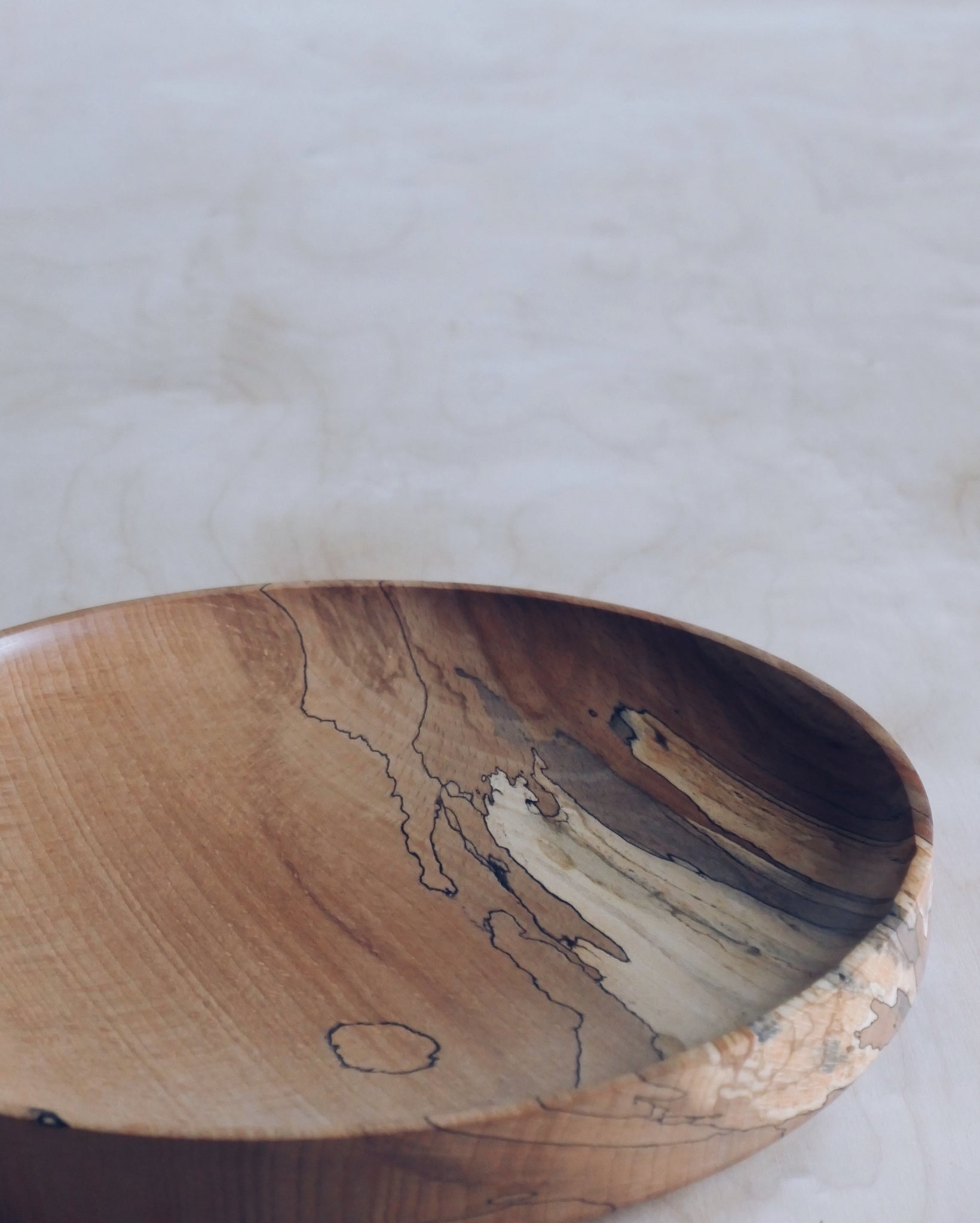 Plate - in Spalted Beech