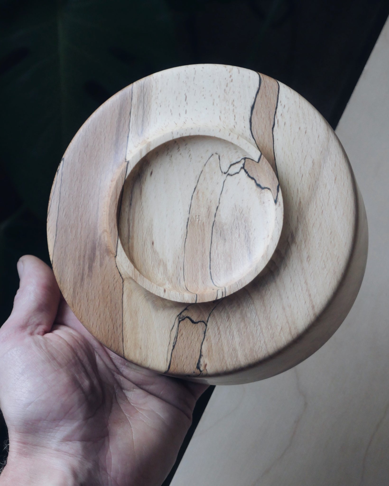 Bowl - in Spalted Beech