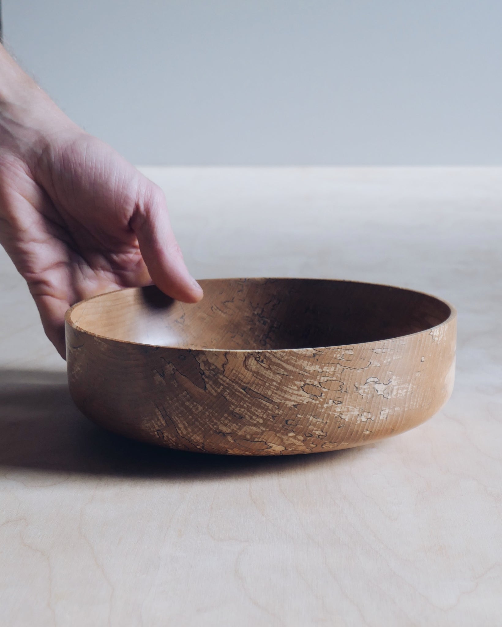Bowl - in Spalted Beech