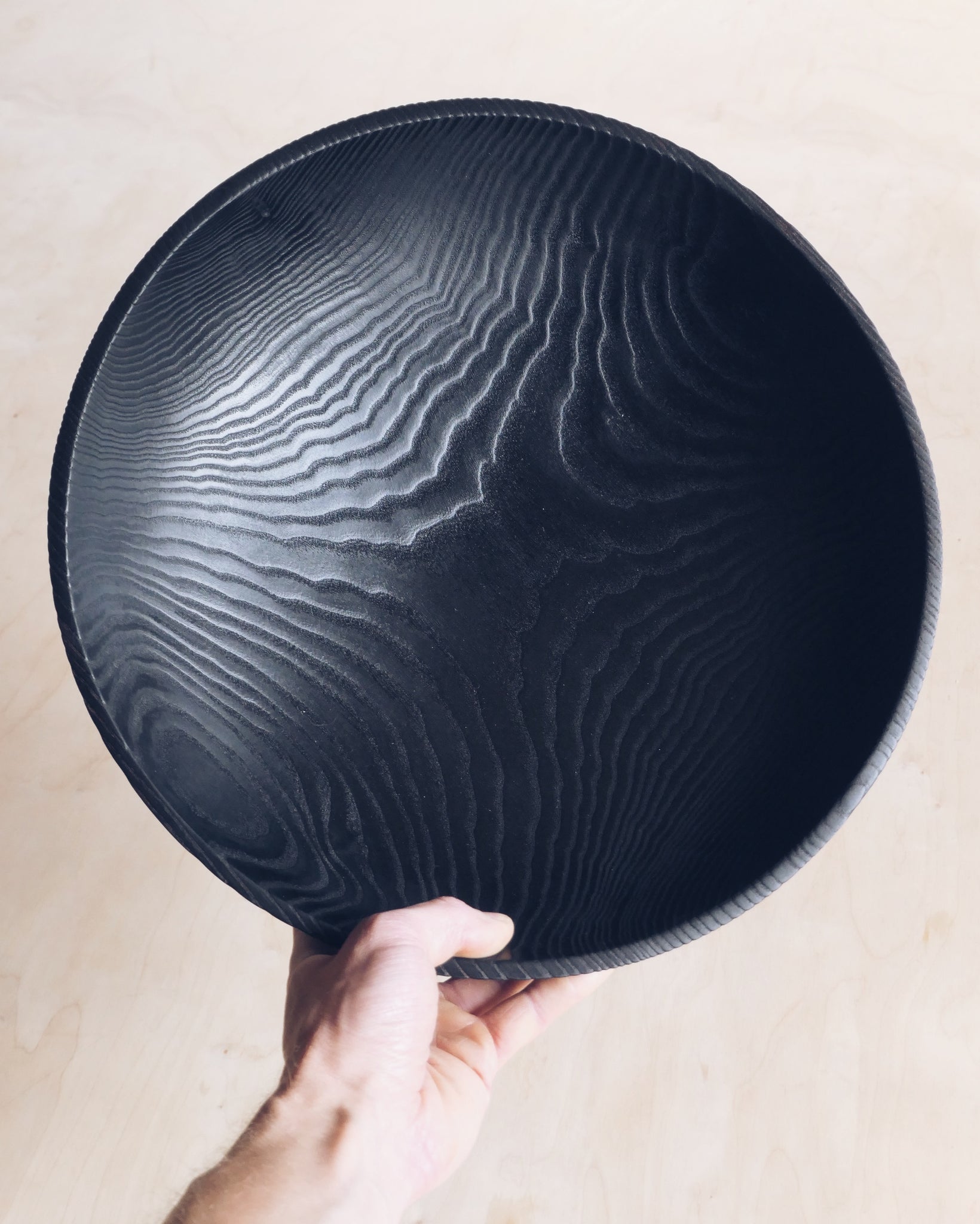 XL Yakisugi Bowl - in Ash