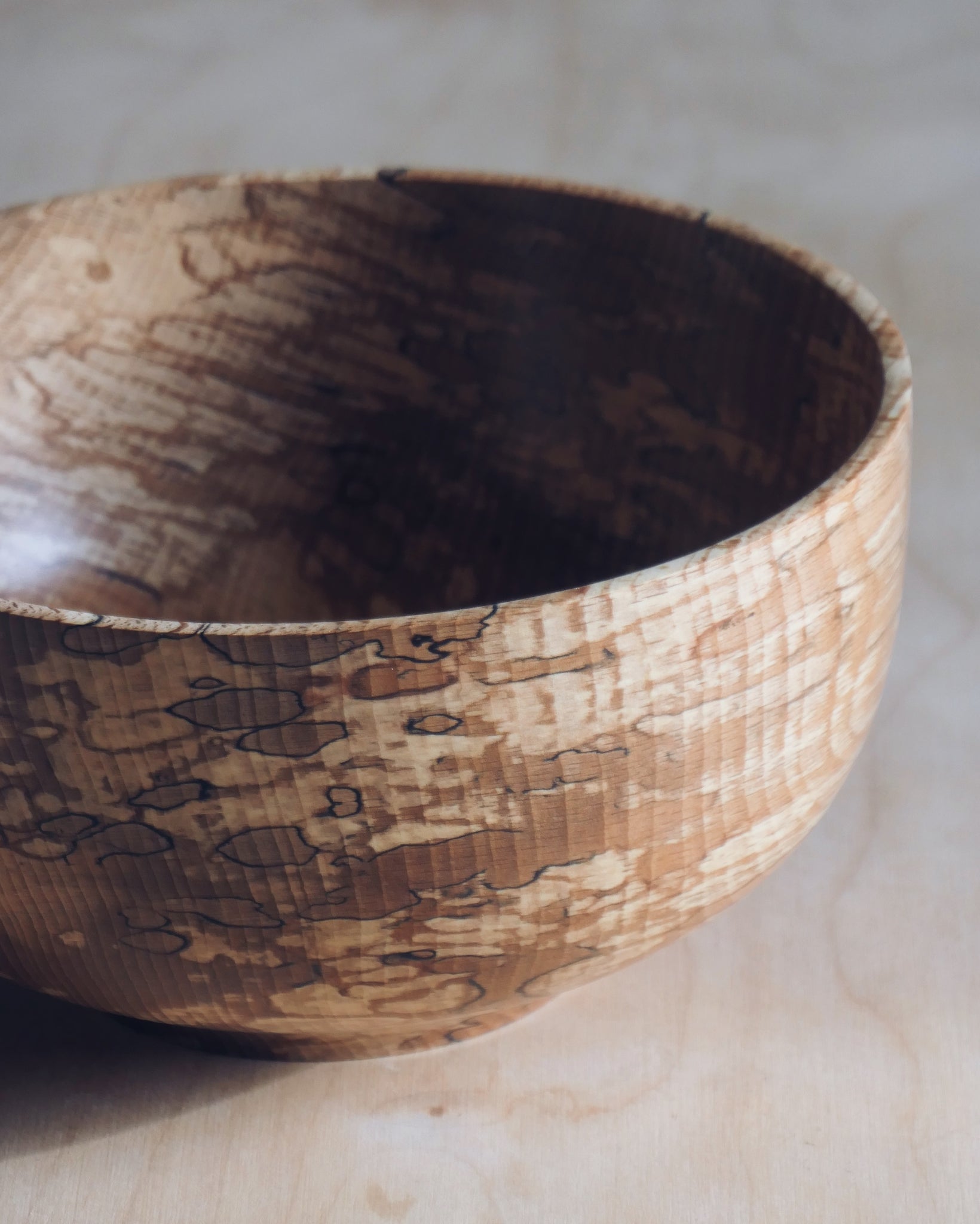 Bowl - in Spalted Beech