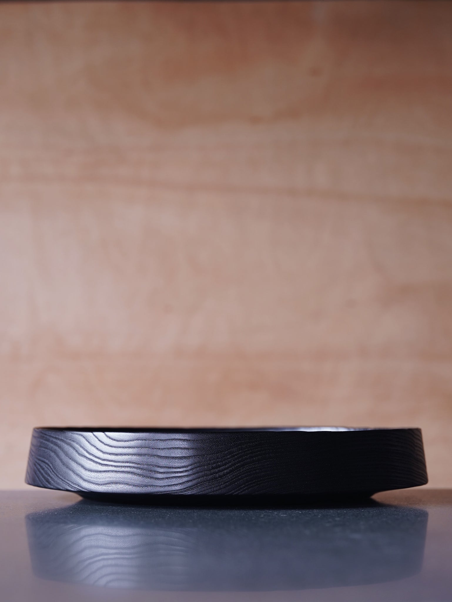 Yakisugi Low Bowl - in Ash