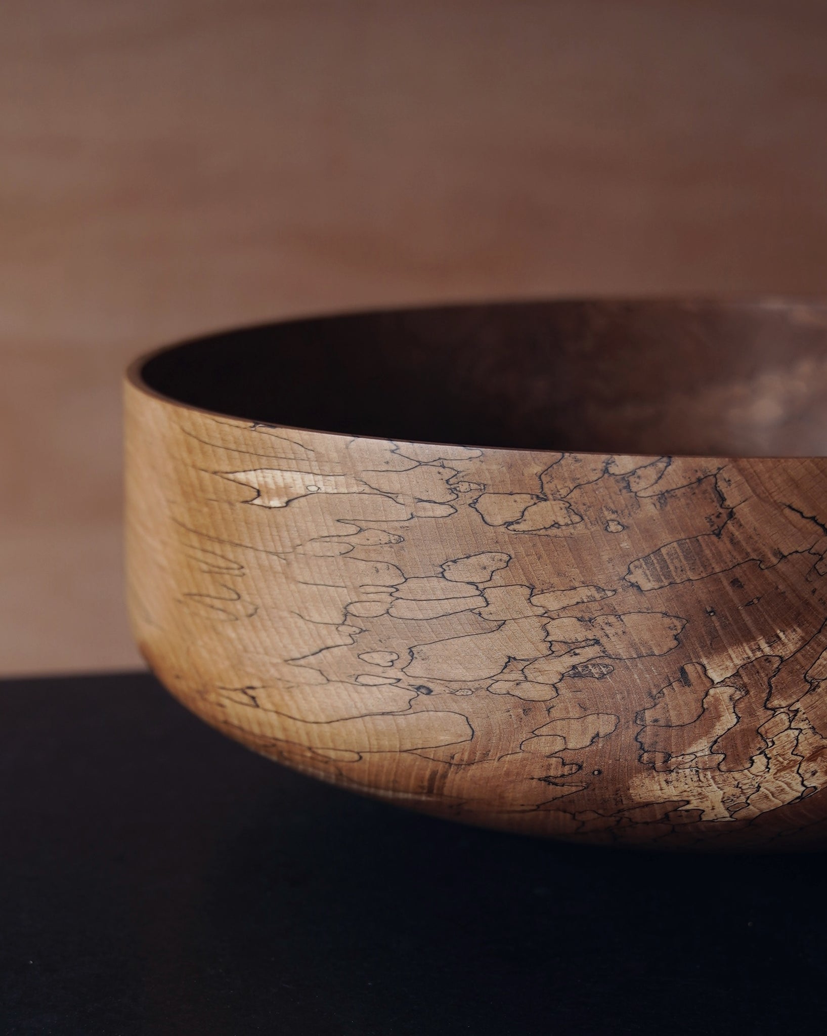 XL Bowl - in Spalted Beech