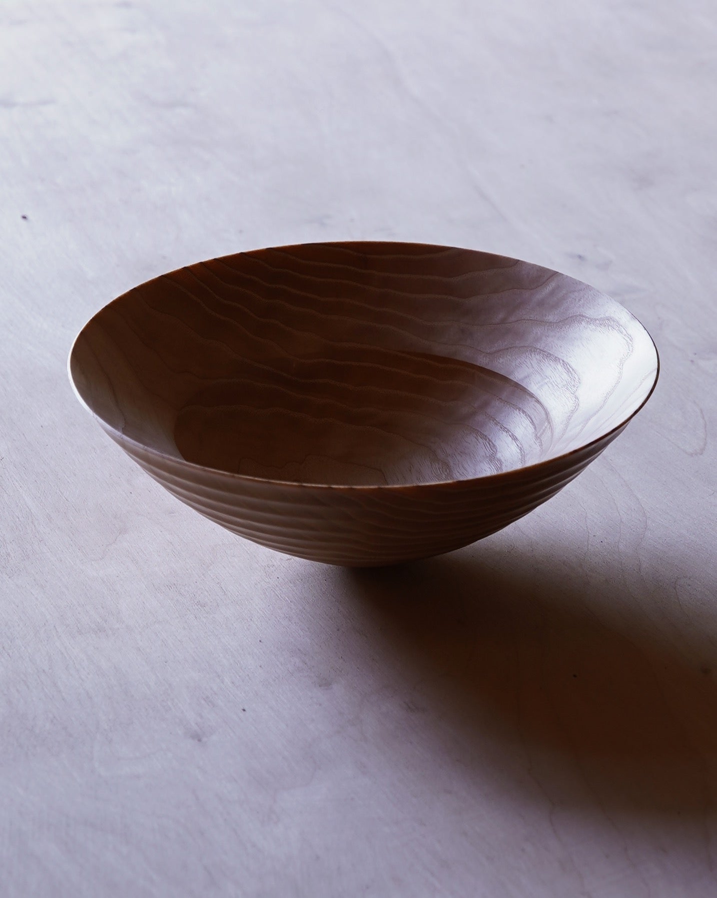 Coved Bowl - in Ash