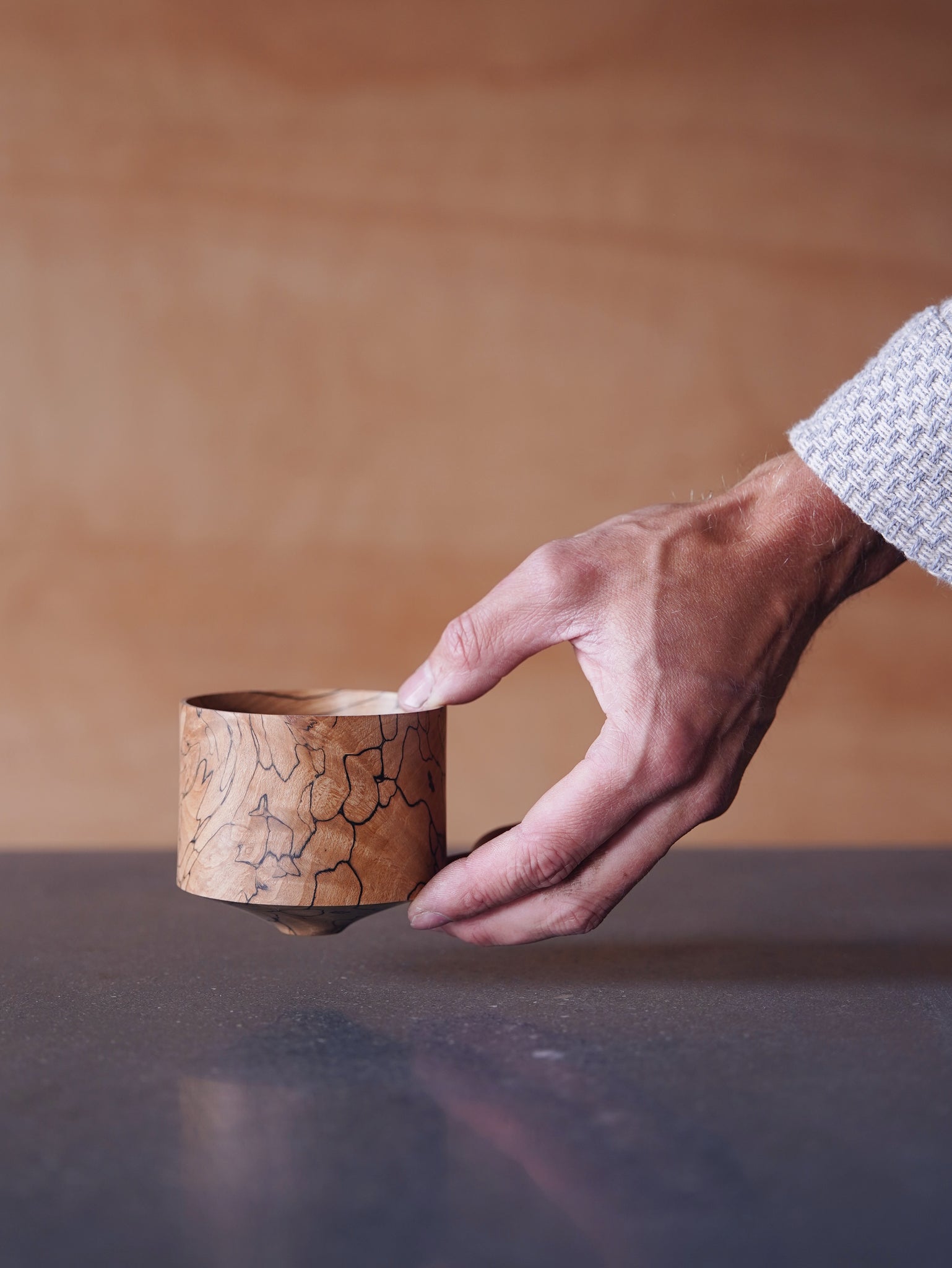 Vessel - in Spalted Beech