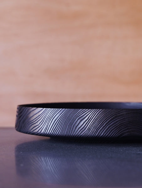 XL Yakisugi Low Bowl - in Ash