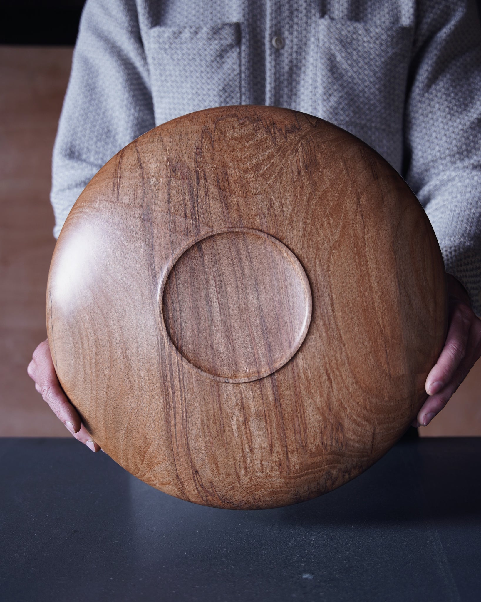 Bowl - in Flamed Beech