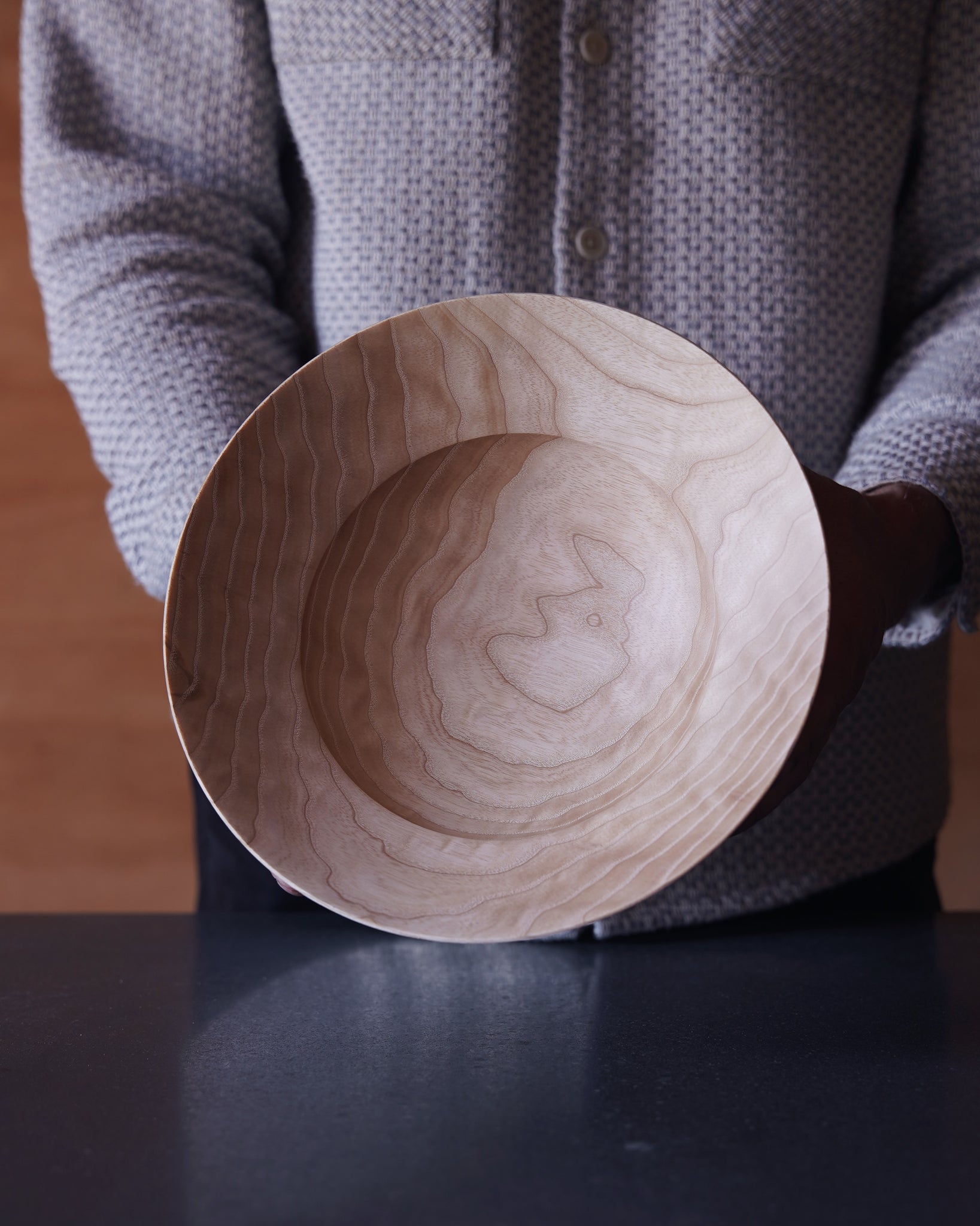 Coved Bowl - in Ash