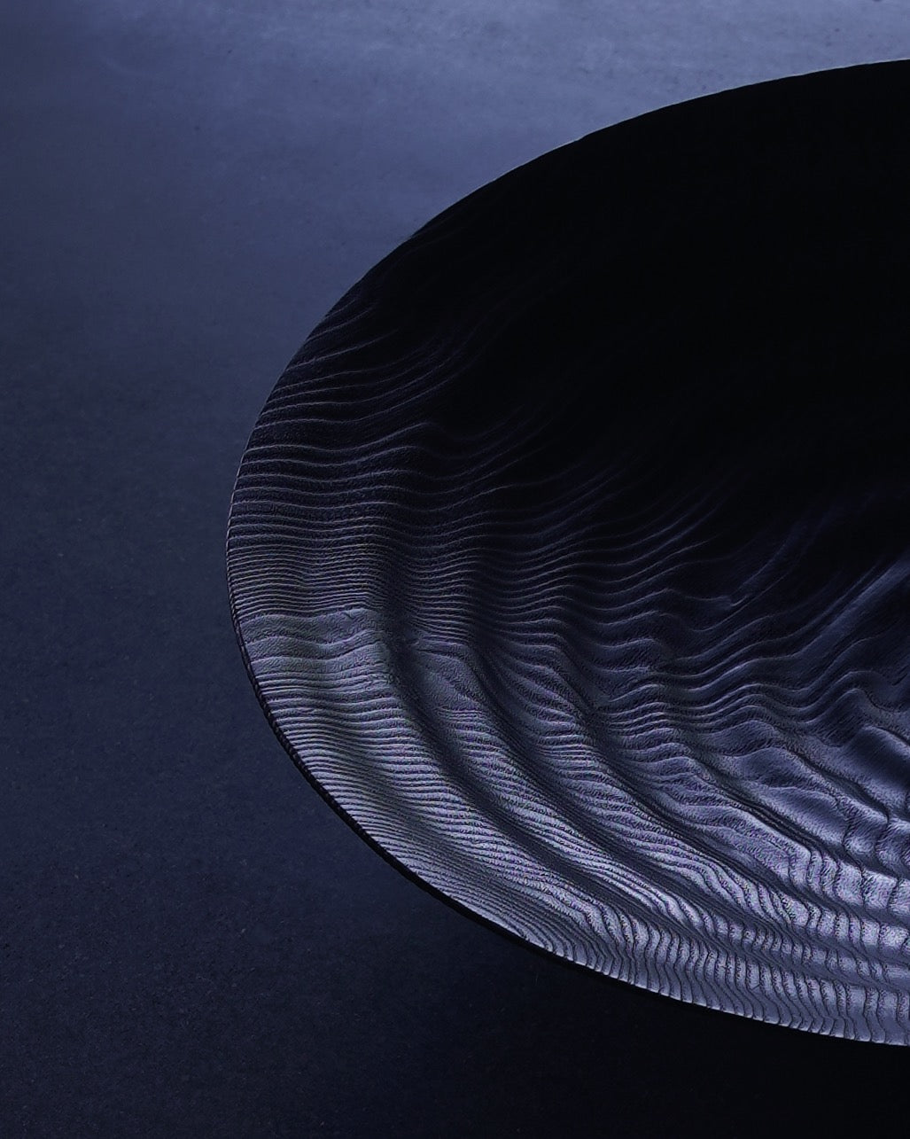 Wave Yakisugi Bowl - in Ash