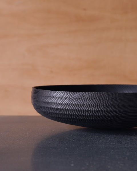 Coved Yakisugi Bowl - in Ash